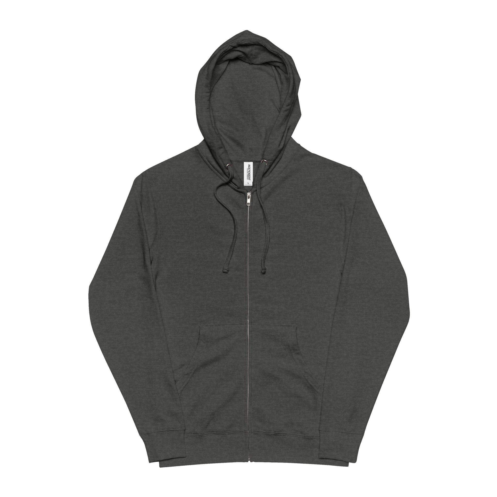 Forest Green Zip Hoodie – Classic Fleece Full‑Zip Hooded Jacket