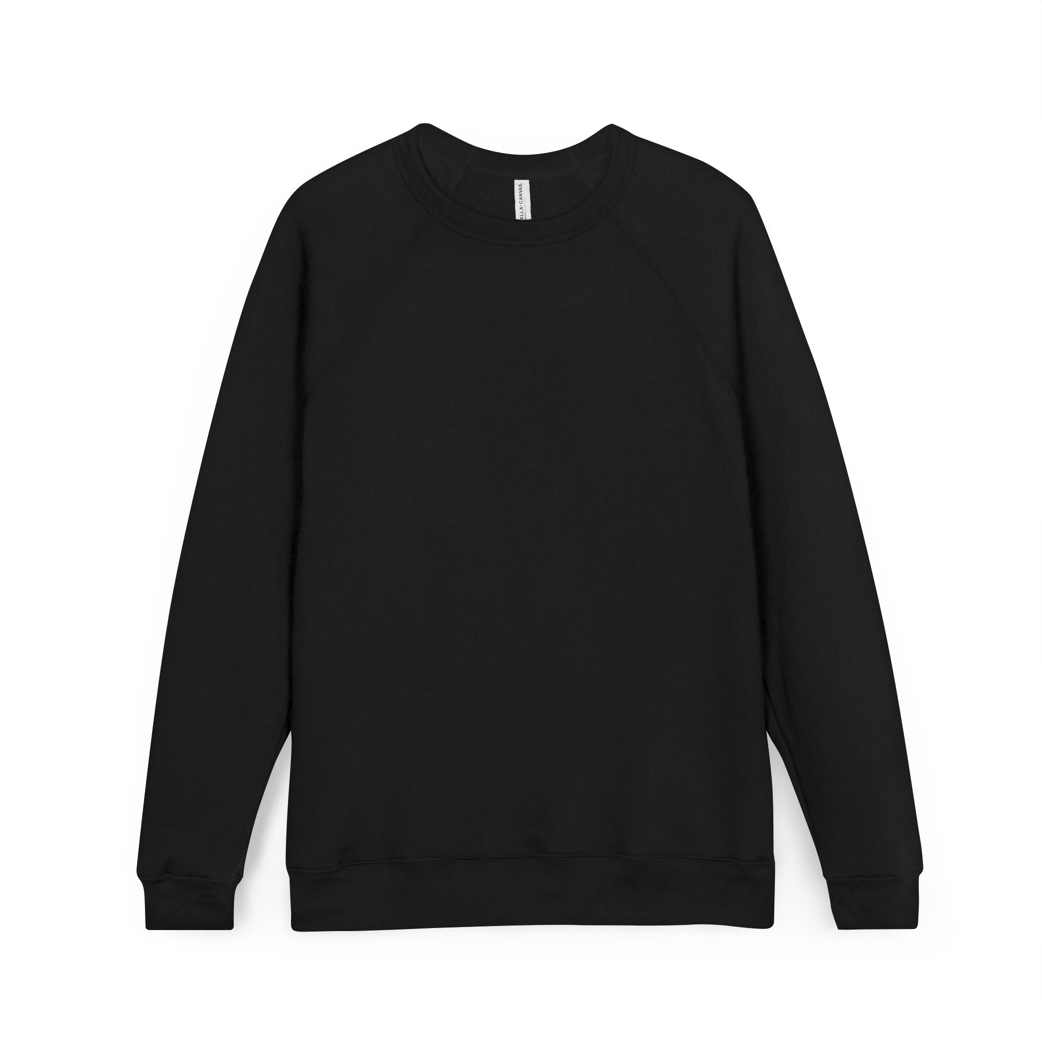 Classic Black Raglan Sweatshirt