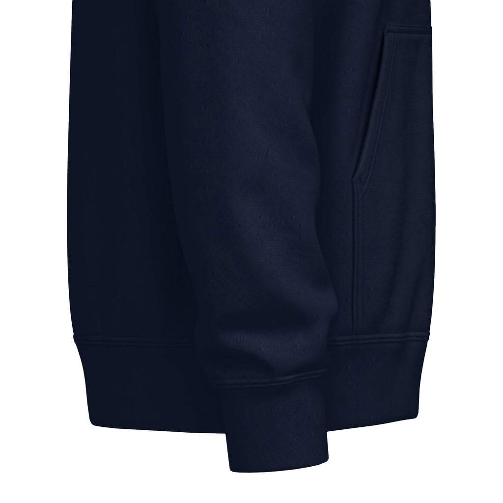 Classic White Zip Hoodie - Plain Full-Zip Hooded Sweatshirt