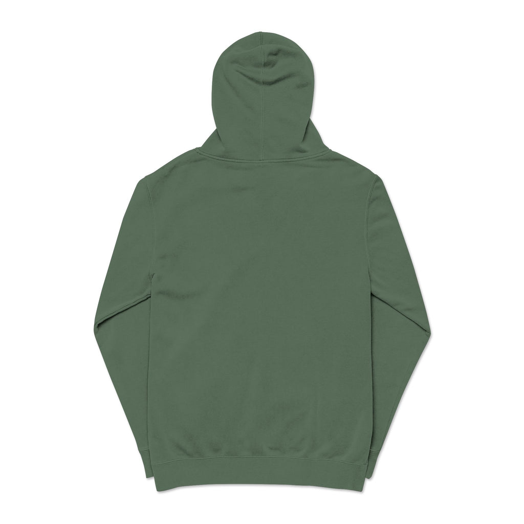 Pigment-Dyed Hoodie — Washed Blush Pullover Hooded Sweatshirt
