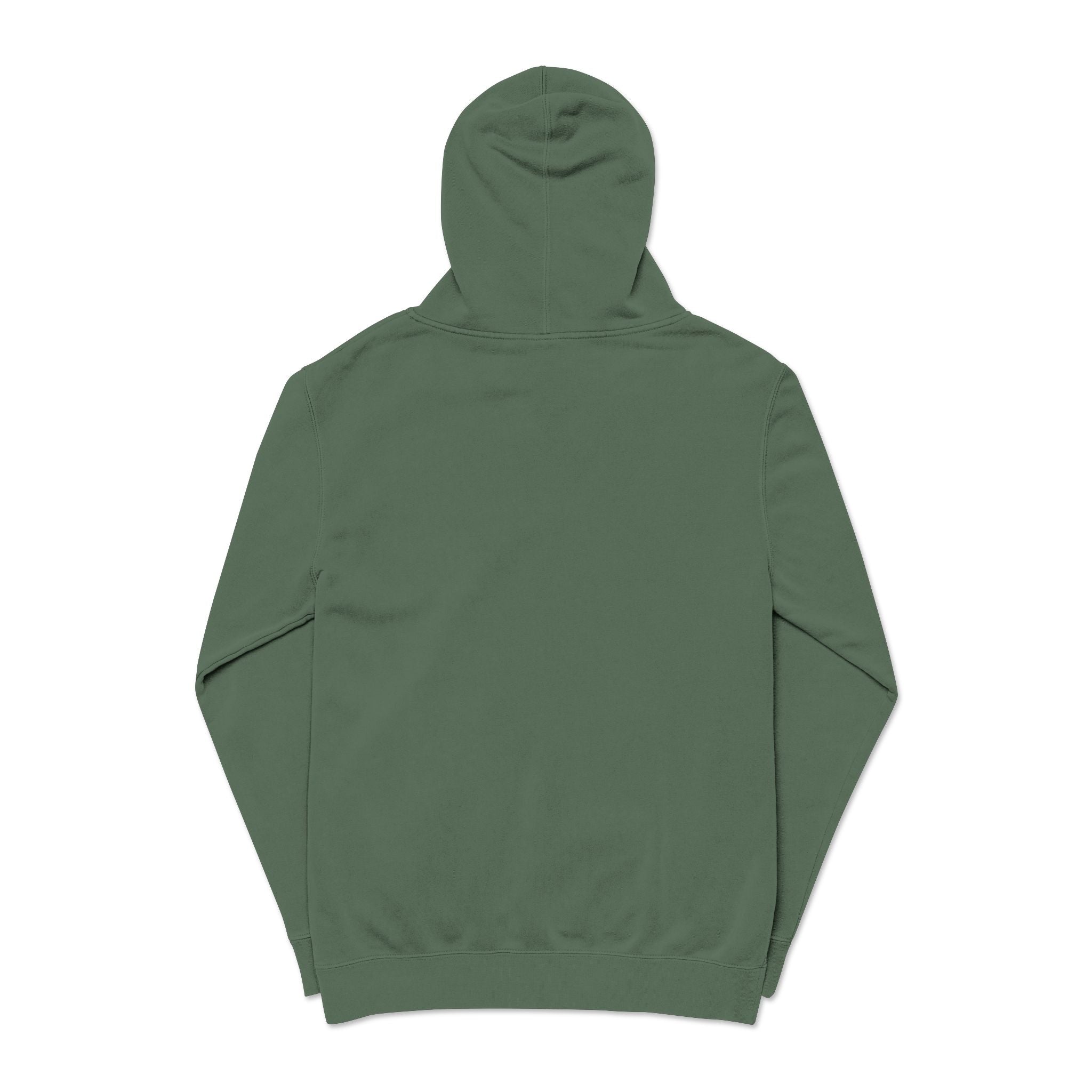 Pigment-Dyed Hoodie — Washed Blush Pullover Hooded Sweatshirt