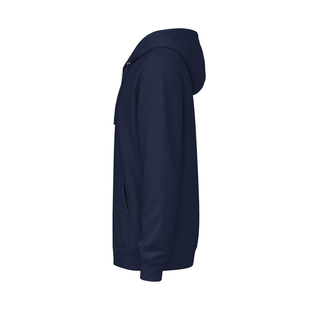 Forest Green Zip Hoodie – Classic Fleece Full‑Zip Hooded Jacket