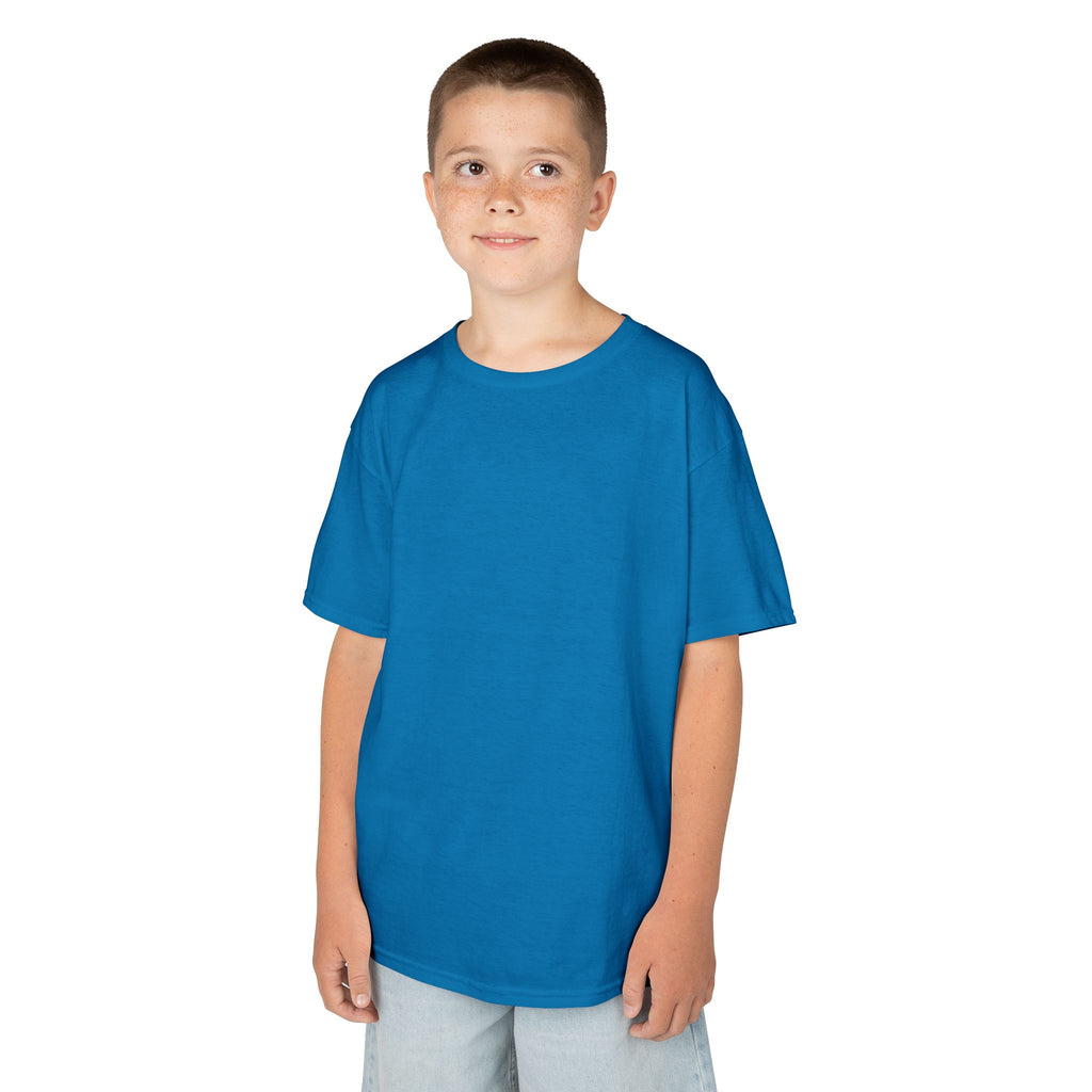 Kids T-Shirt — Plain White Heavy Cotton Tee for Boys & Girls