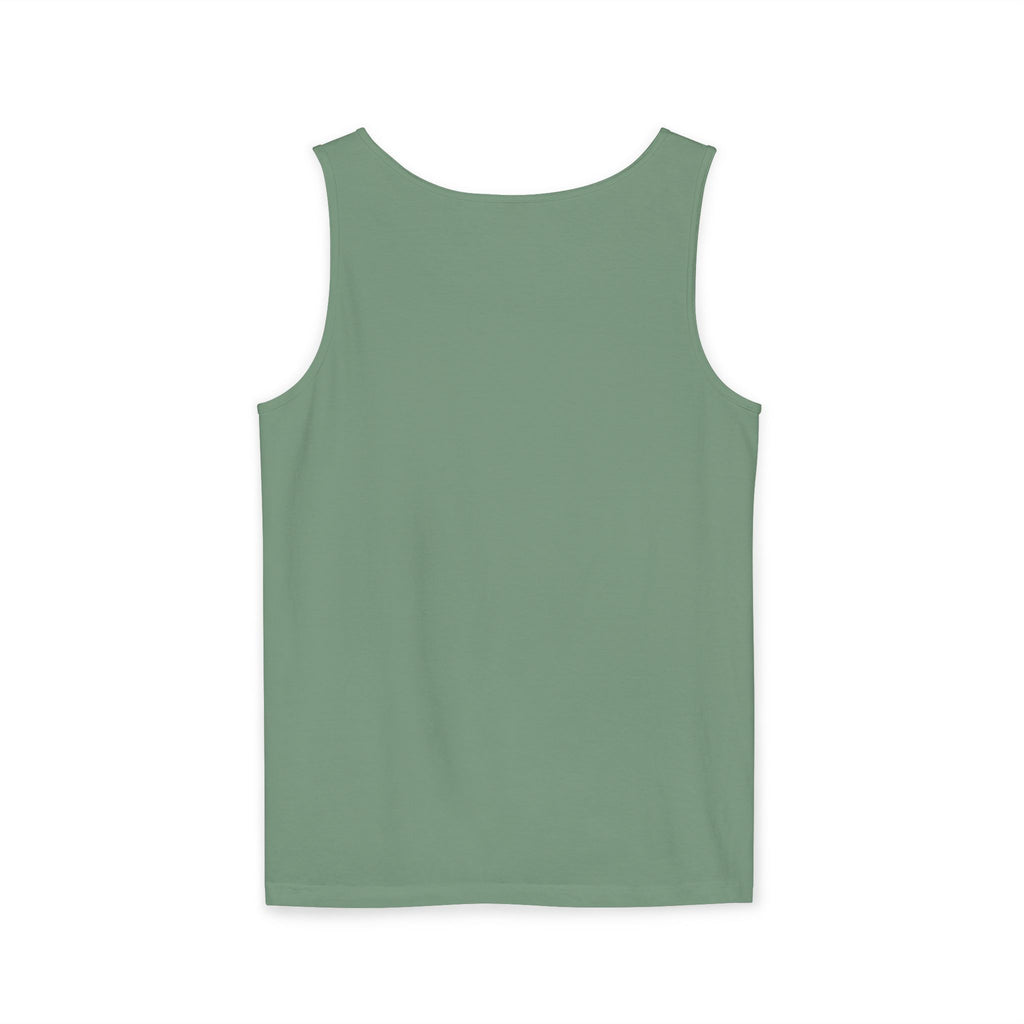 Classic White Tank Top — Everyday Garment-Dyed Casual Tank