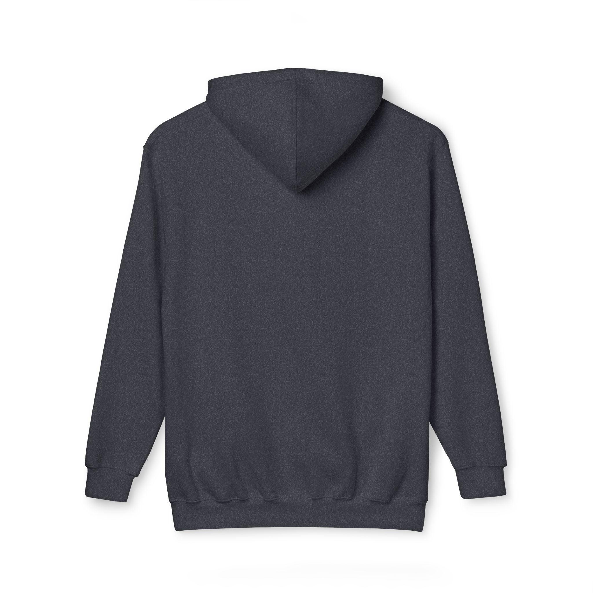Classic White Hoodie — Made in USA Unisex Hooded Sweatshirt