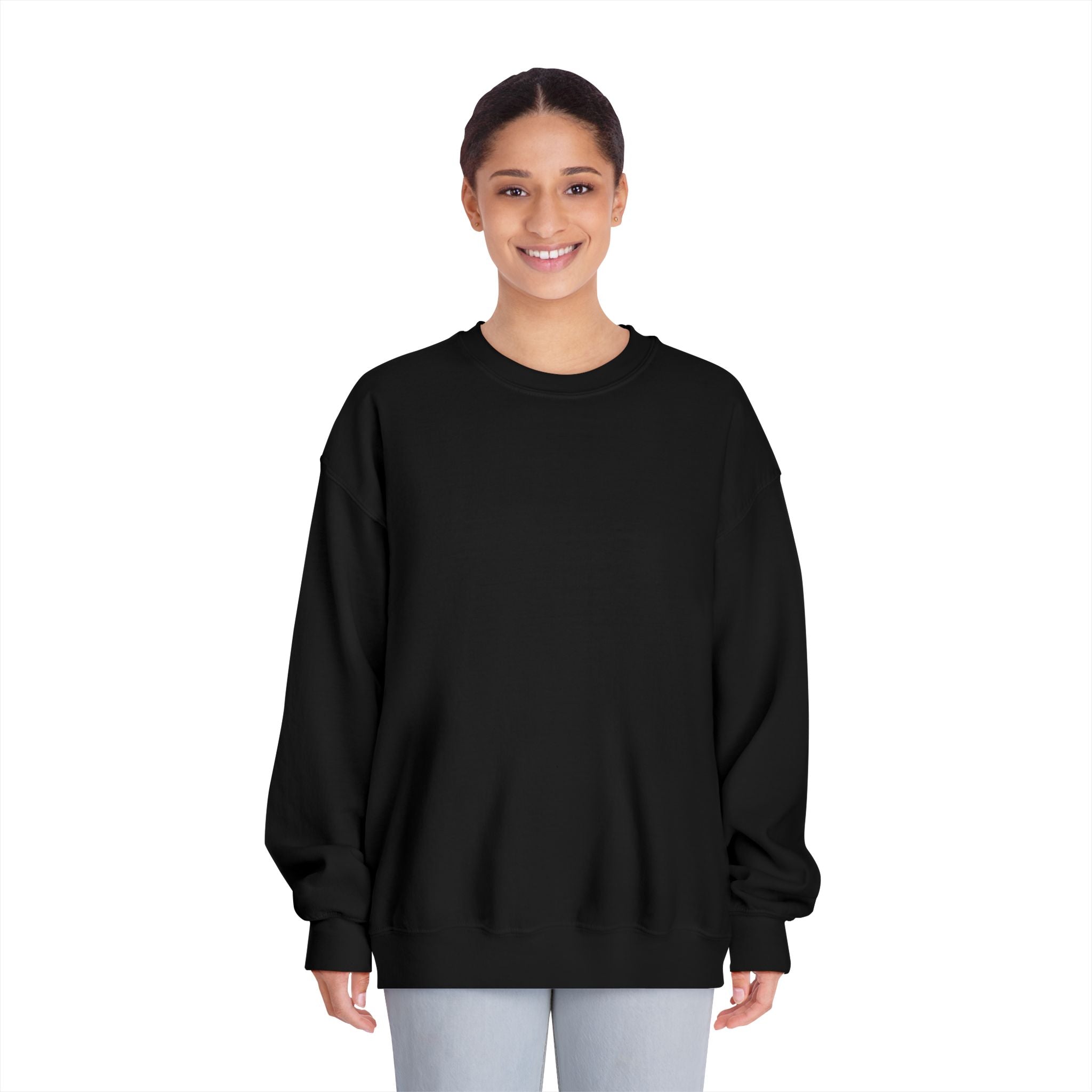 Classic White Crewneck Sweatshirt