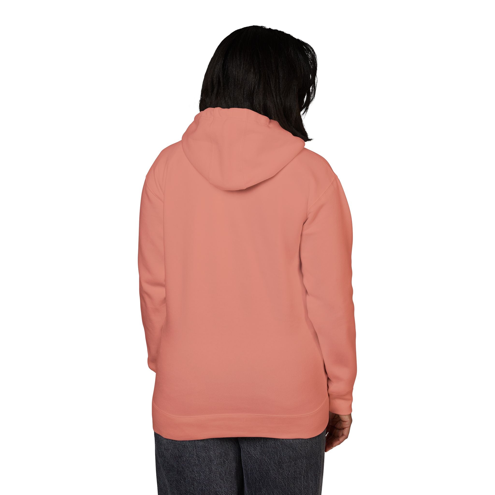 White Fleece Hoodie – Minimal Classic Pullover Hooded Sweatshirt