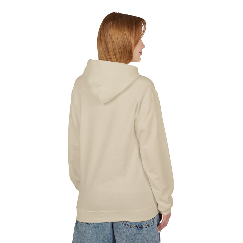 Classic White Fleece Hoodie – Soft Midweight Pullover