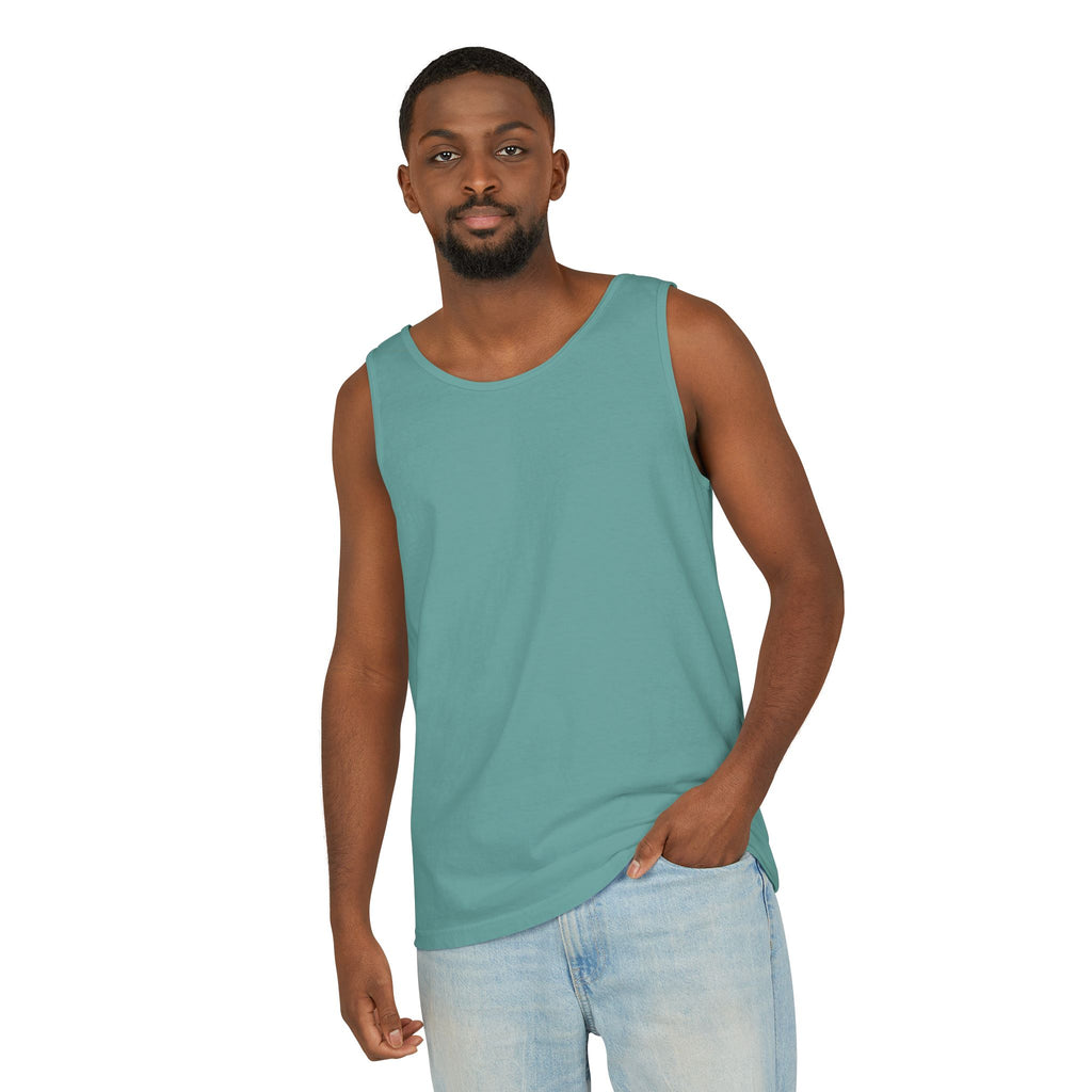 Classic White Tank Top — Everyday Garment-Dyed Casual Tank