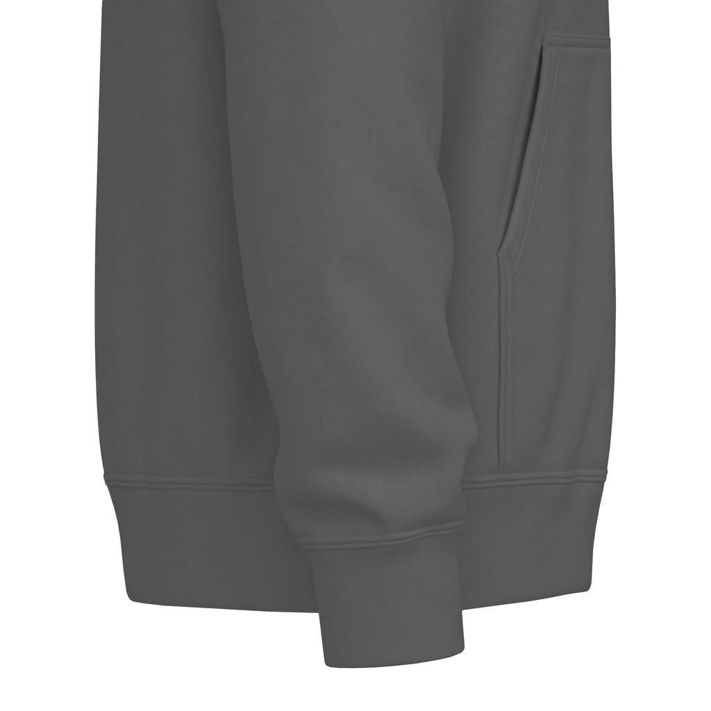 Classic White Fleece Hoodie – Soft Midweight Pullover