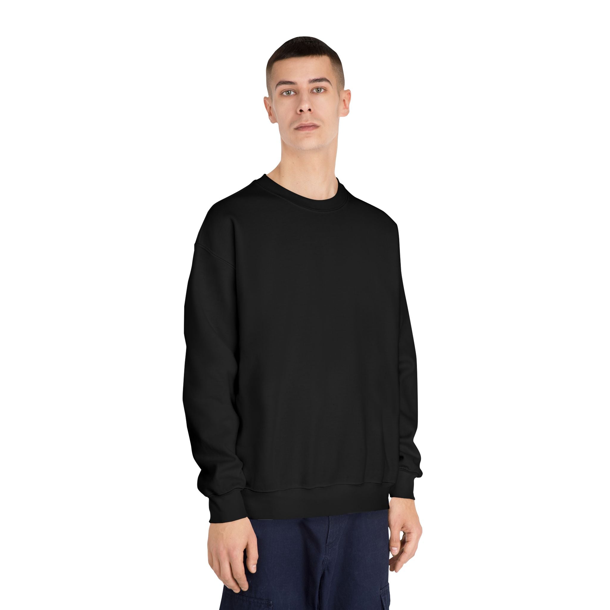 Classic White Crewneck Sweatshirt