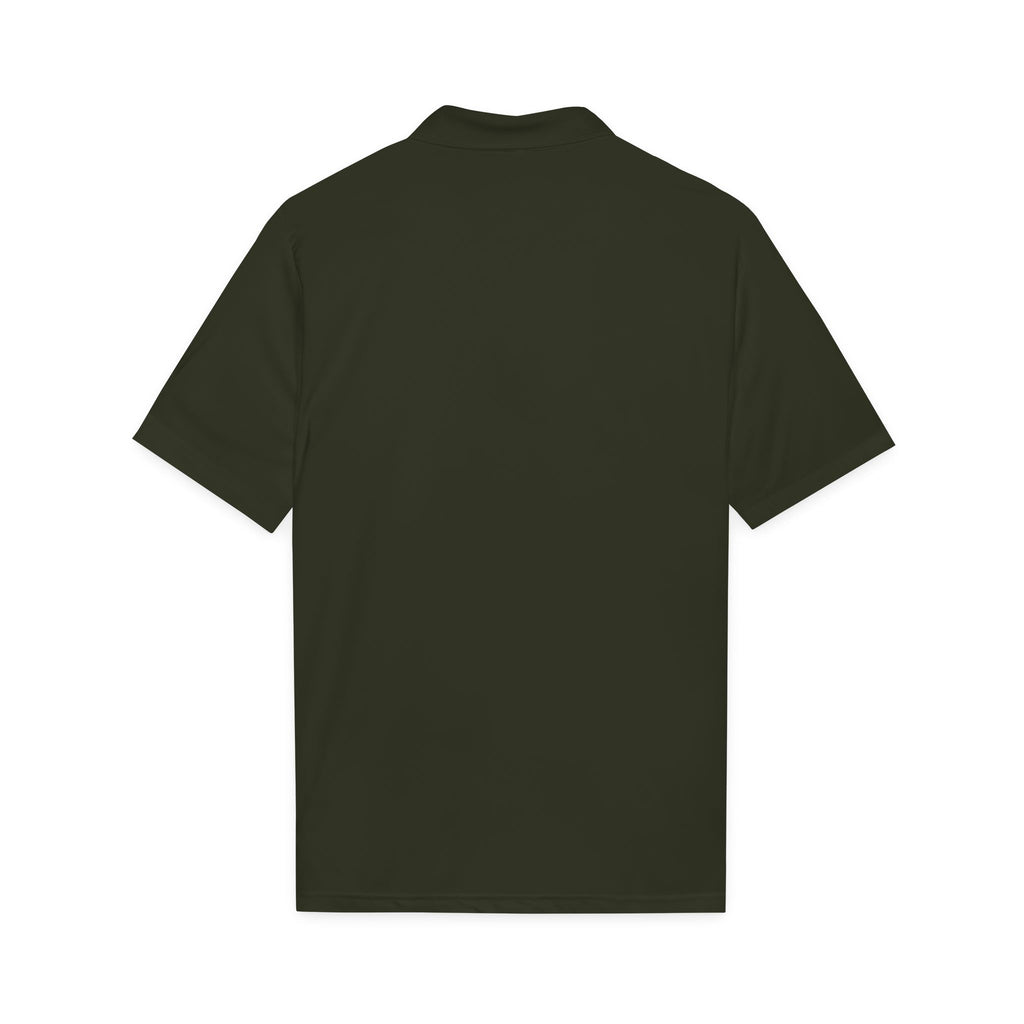 Men's White Performance Polo Shirt - Moisture-Wicking Sport-Tek Style