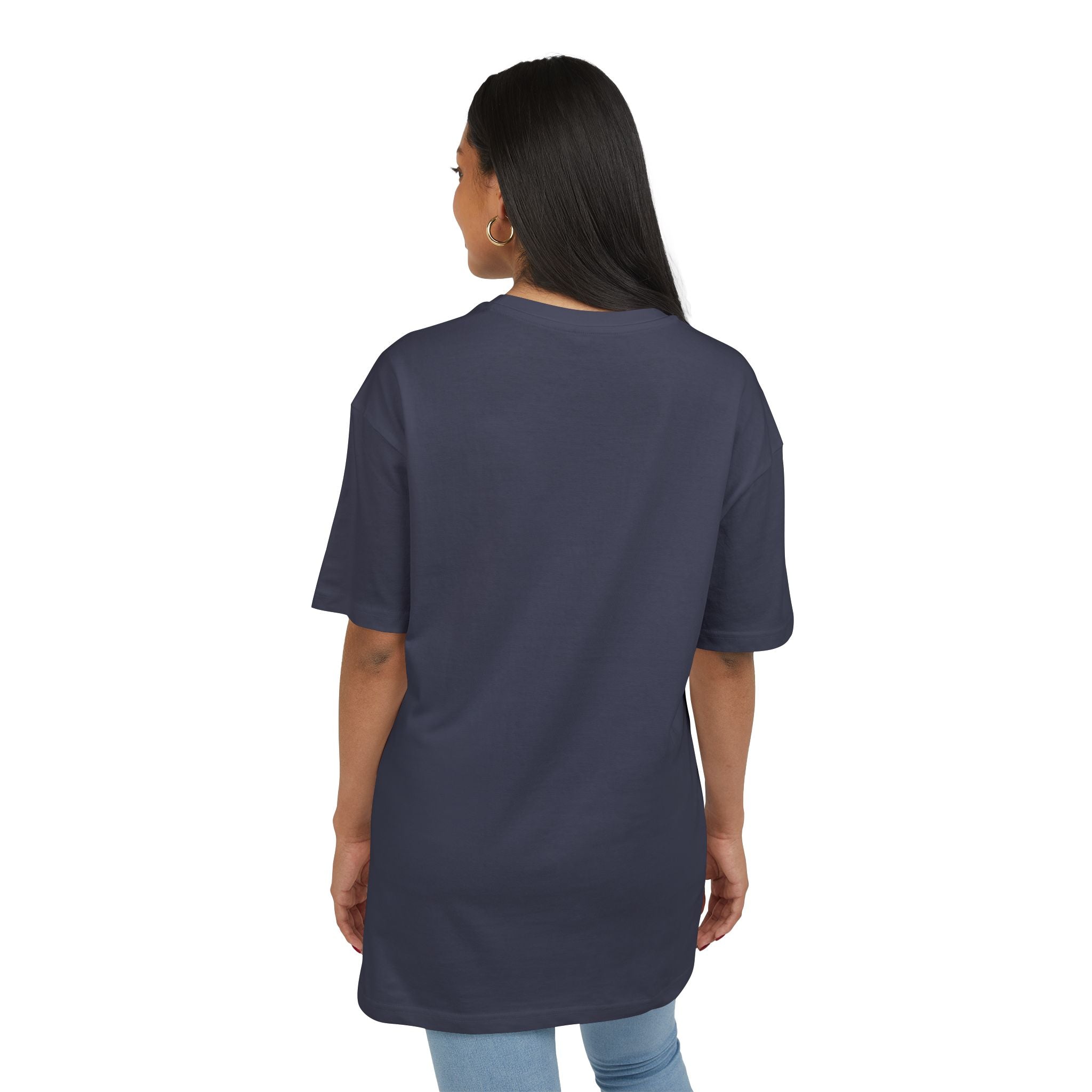 Oversized White Tee — Minimal Blank Heavy Cotton Oversize Shirt