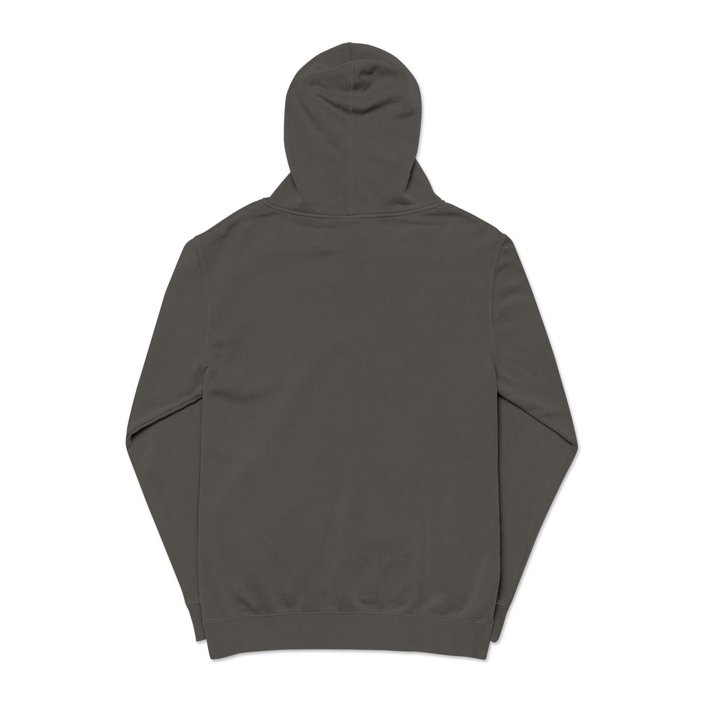 Pigment-Dyed Hoodie — Washed Blush Pullover Hooded Sweatshirt