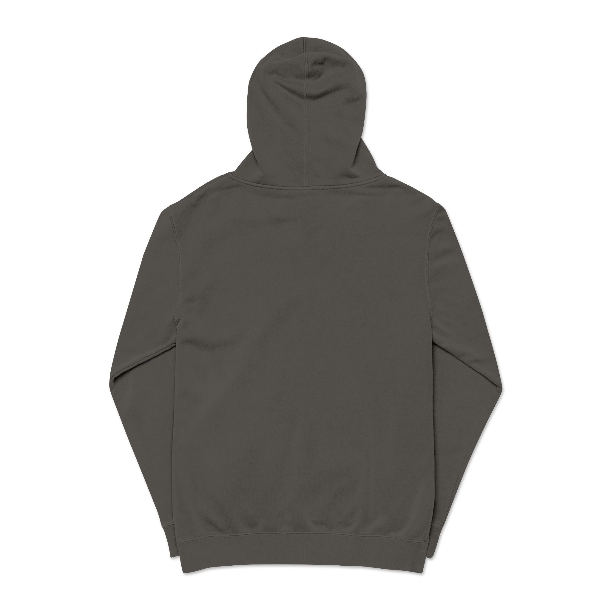 Pigment-Dyed Hoodie — Washed Blush Pullover Hooded Sweatshirt