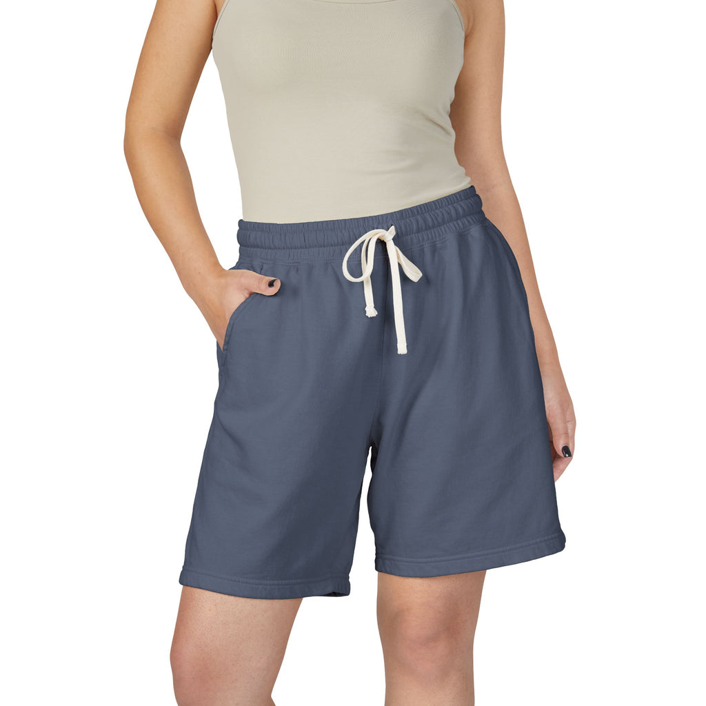 Unisex Garment-Dyed Lightweight Fleece Sweat Shorts