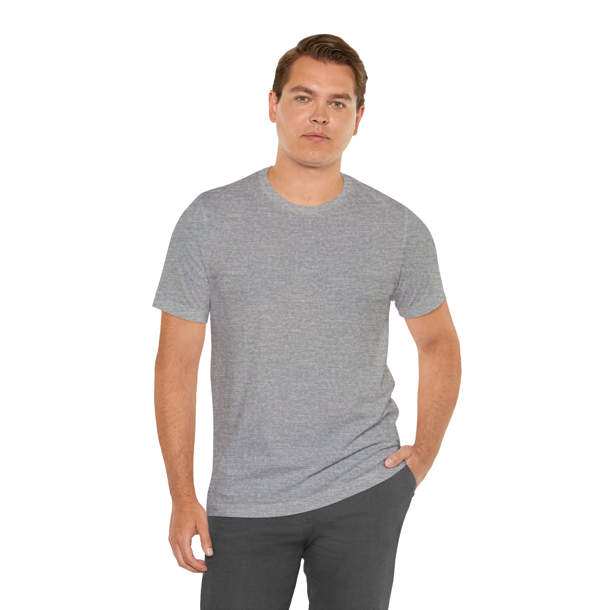 White Short Sleeve Tee — Minimal Classic Crewneck T-Shirt