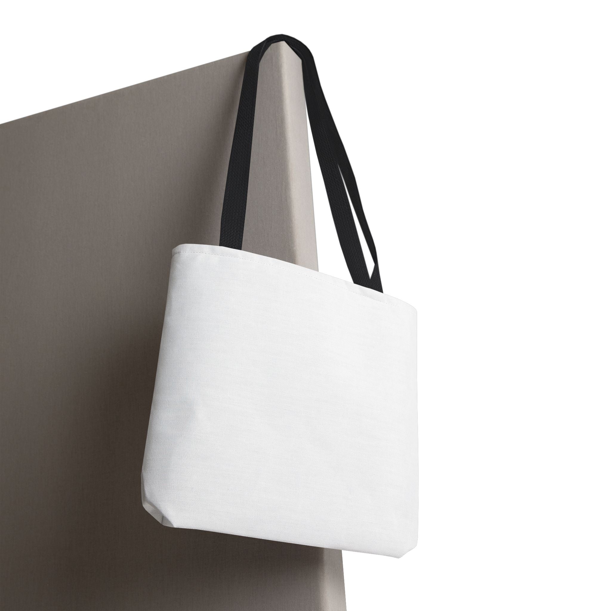 Custom All-Over Print Tote Bag — Blank White Canvas Shoulder Tote