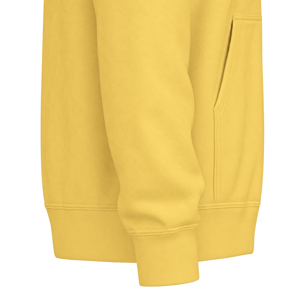 Classic White Fleece Hoodie – Soft Midweight Pullover