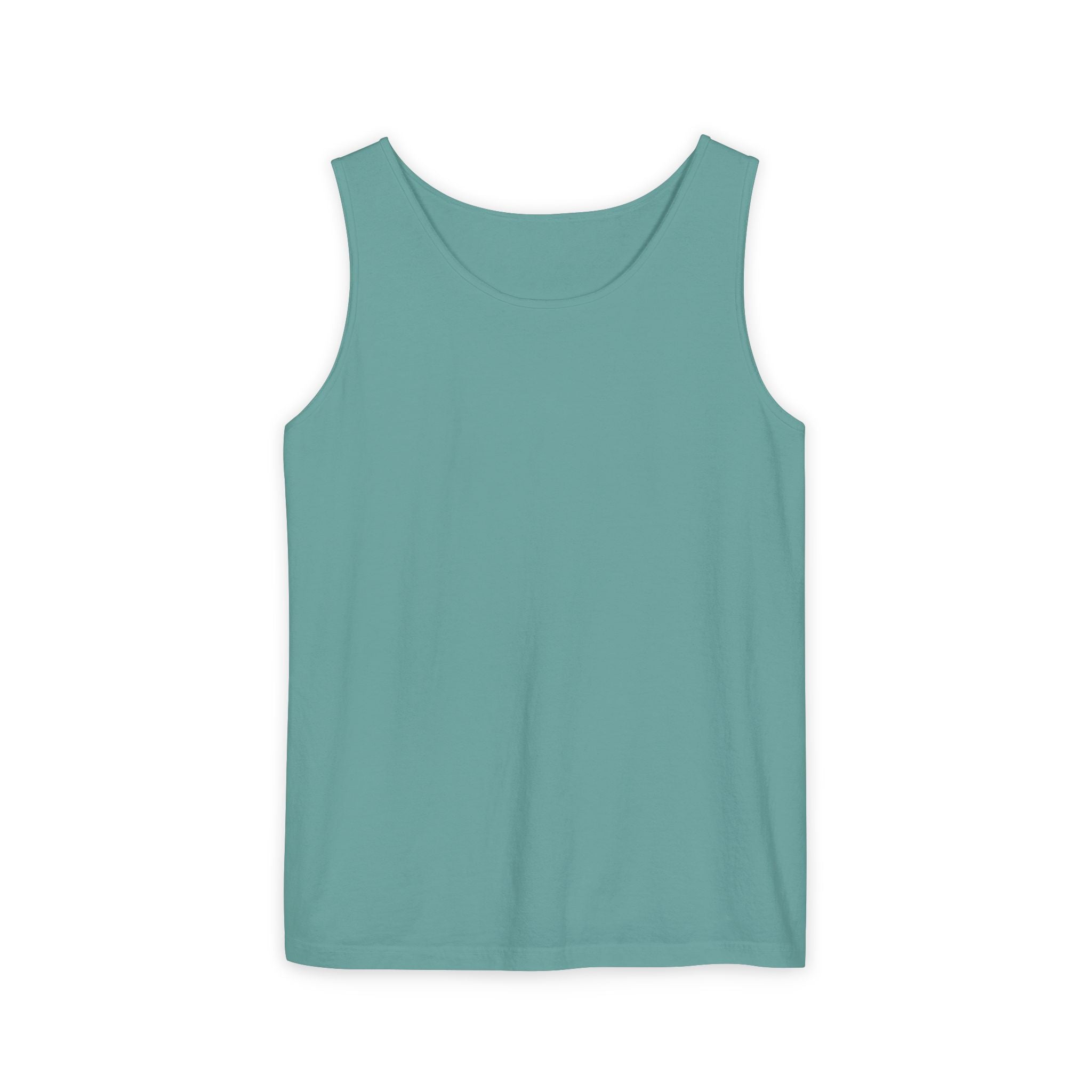 Plain White Tank Top — Lightweight Unisex Garment-Dyed Sleeveless Tee