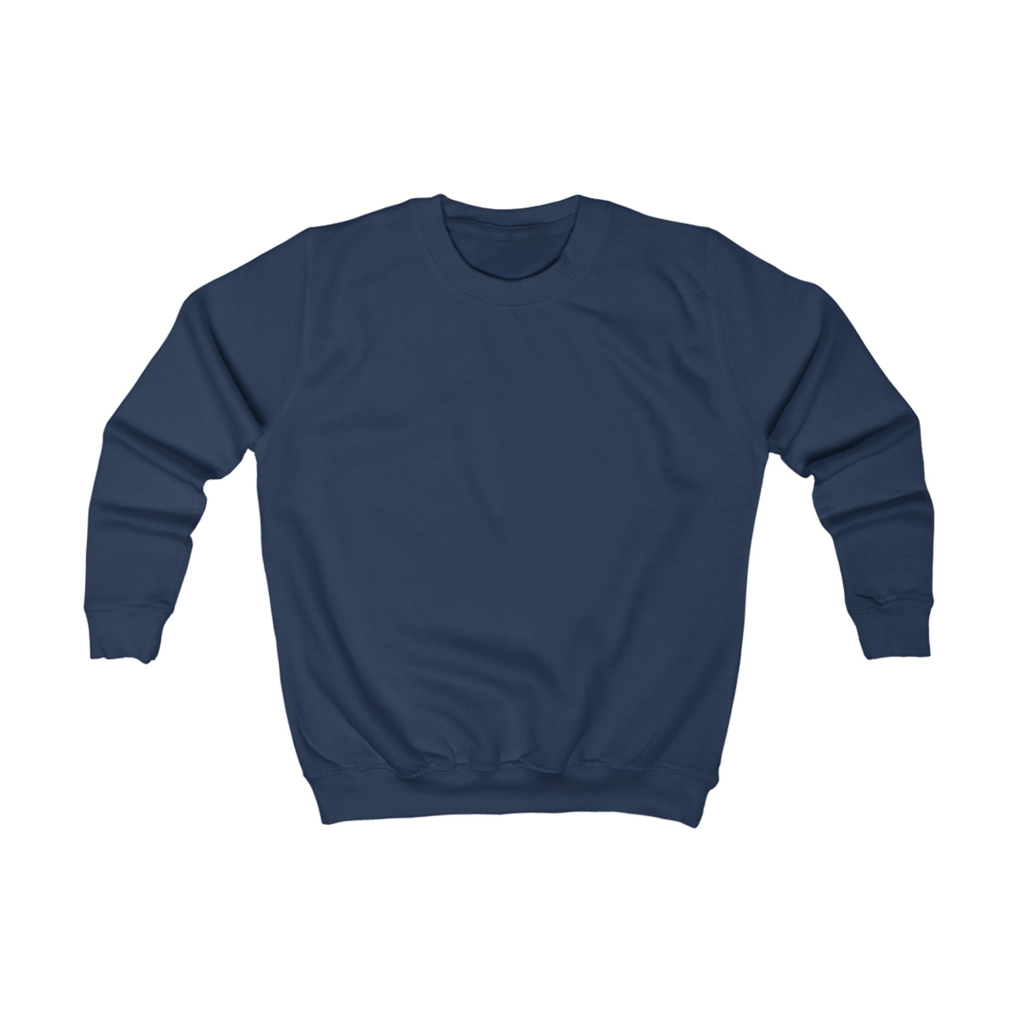 Kids Sweatshirt — Plain White Crewneck Youth Sweatshirt (Blank)