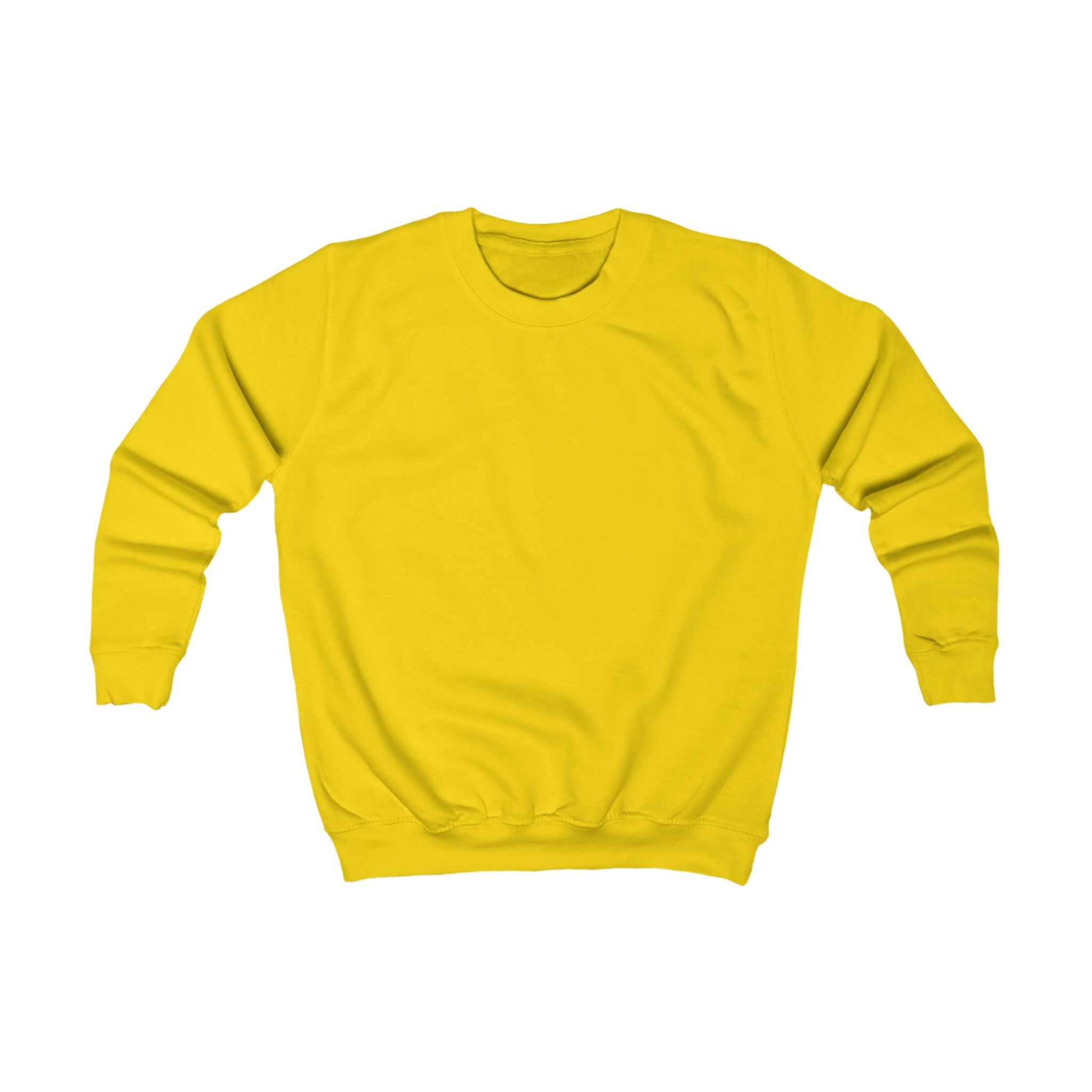 Kids Sweatshirt — Plain White Crewneck Youth Sweatshirt (Blank)