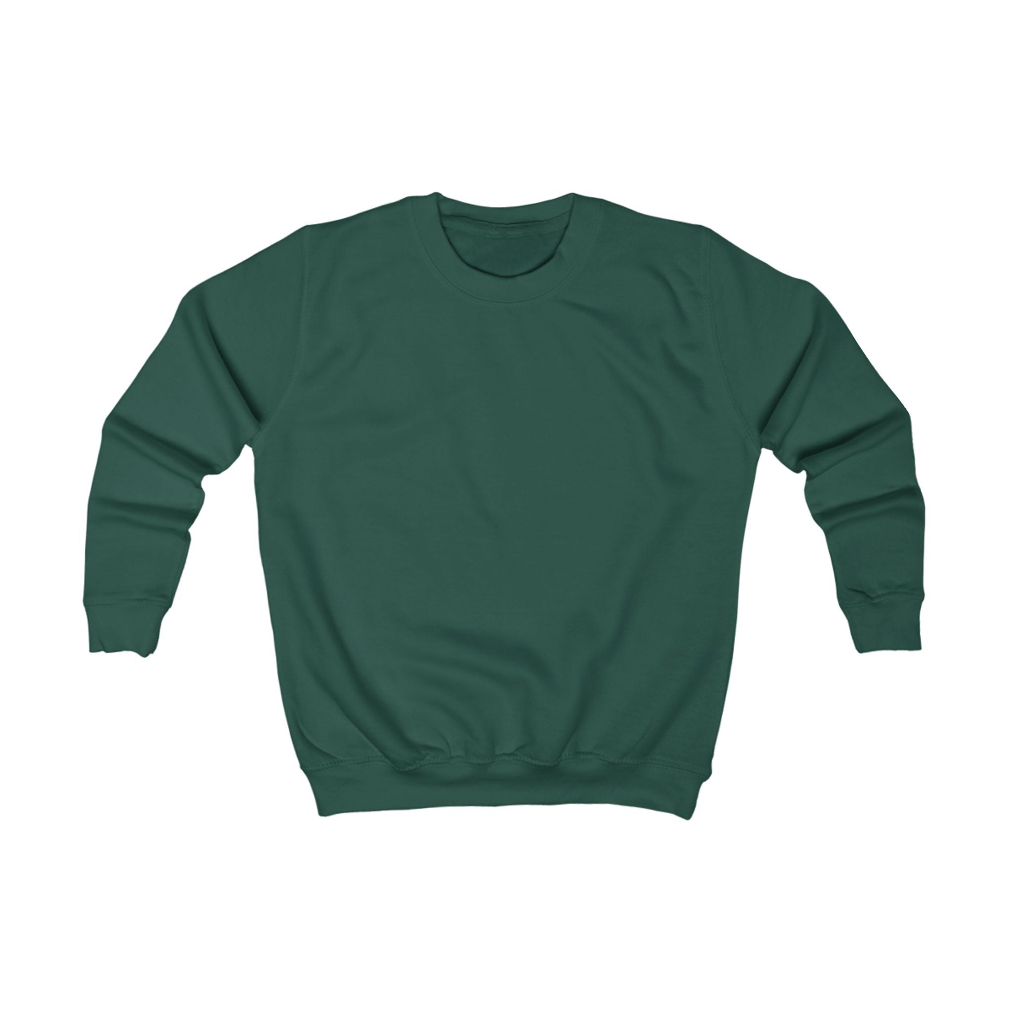 Kids Sweatshirt — Plain White Crewneck Youth Sweatshirt (Blank)