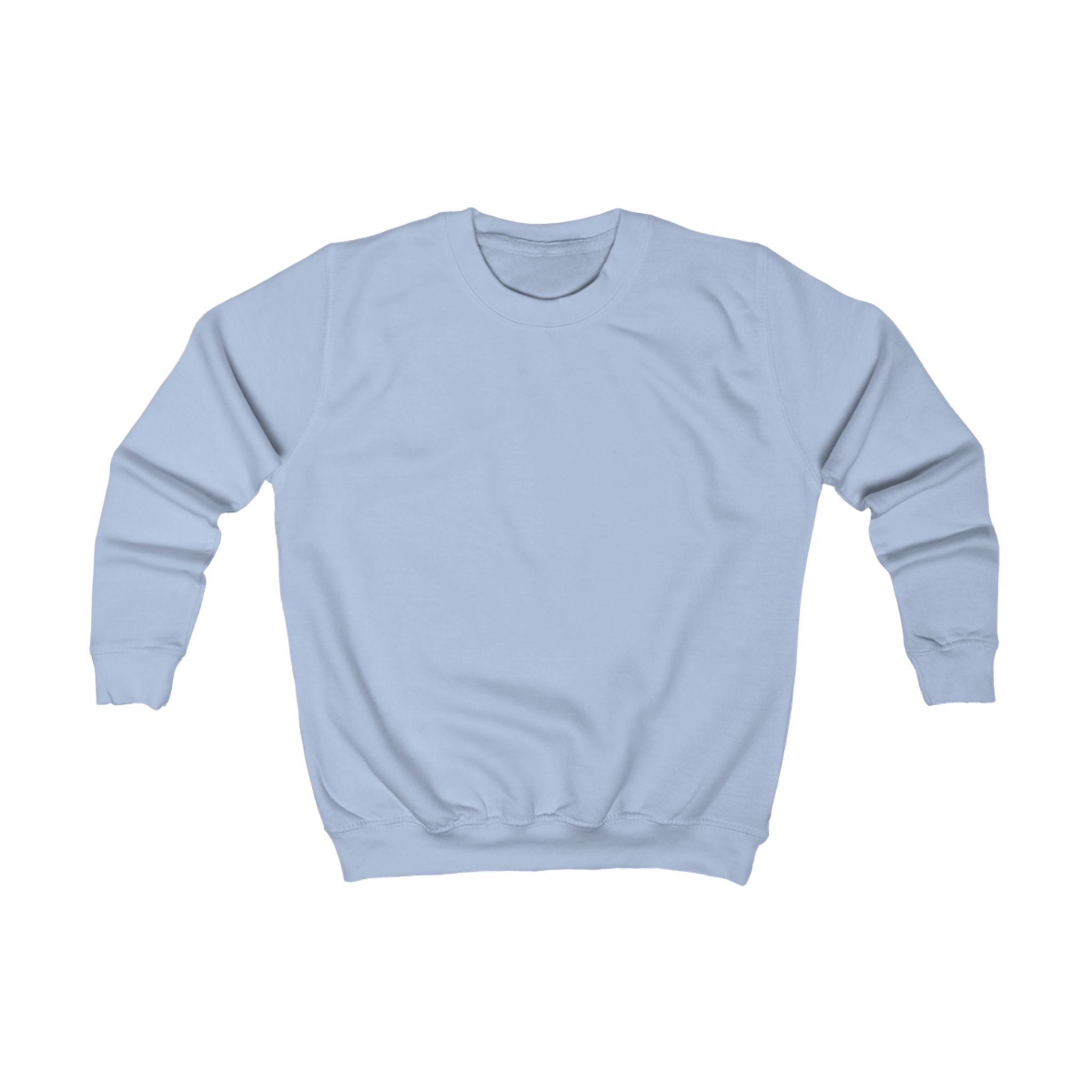 Kids Sweatshirt — Plain White Crewneck Youth Sweatshirt (Blank)