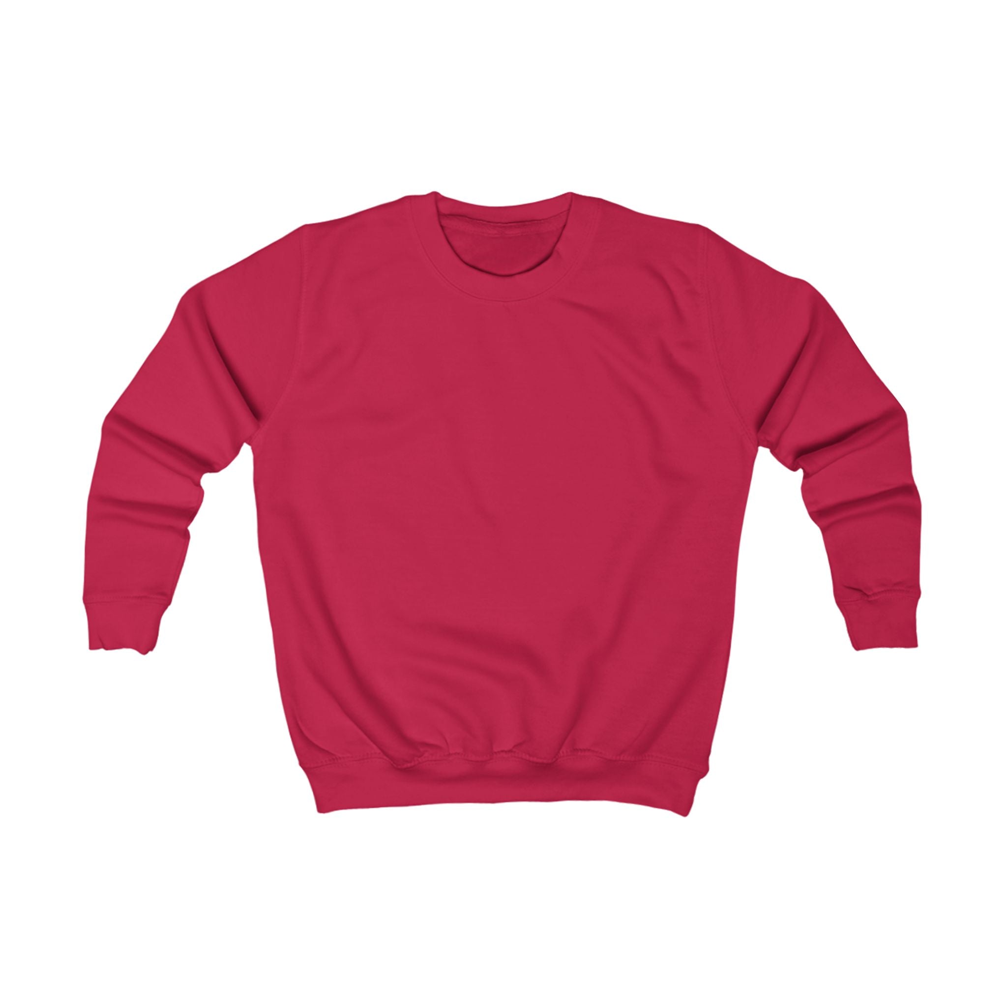 Kids Sweatshirt — Plain White Crewneck Youth Sweatshirt (Blank)