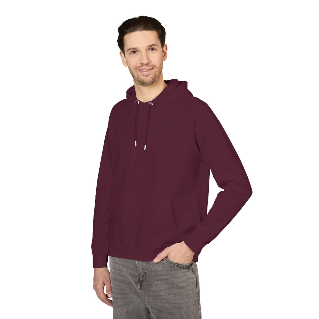 Eco Raglan Hoodie — Embroidered Sustainable Pullover