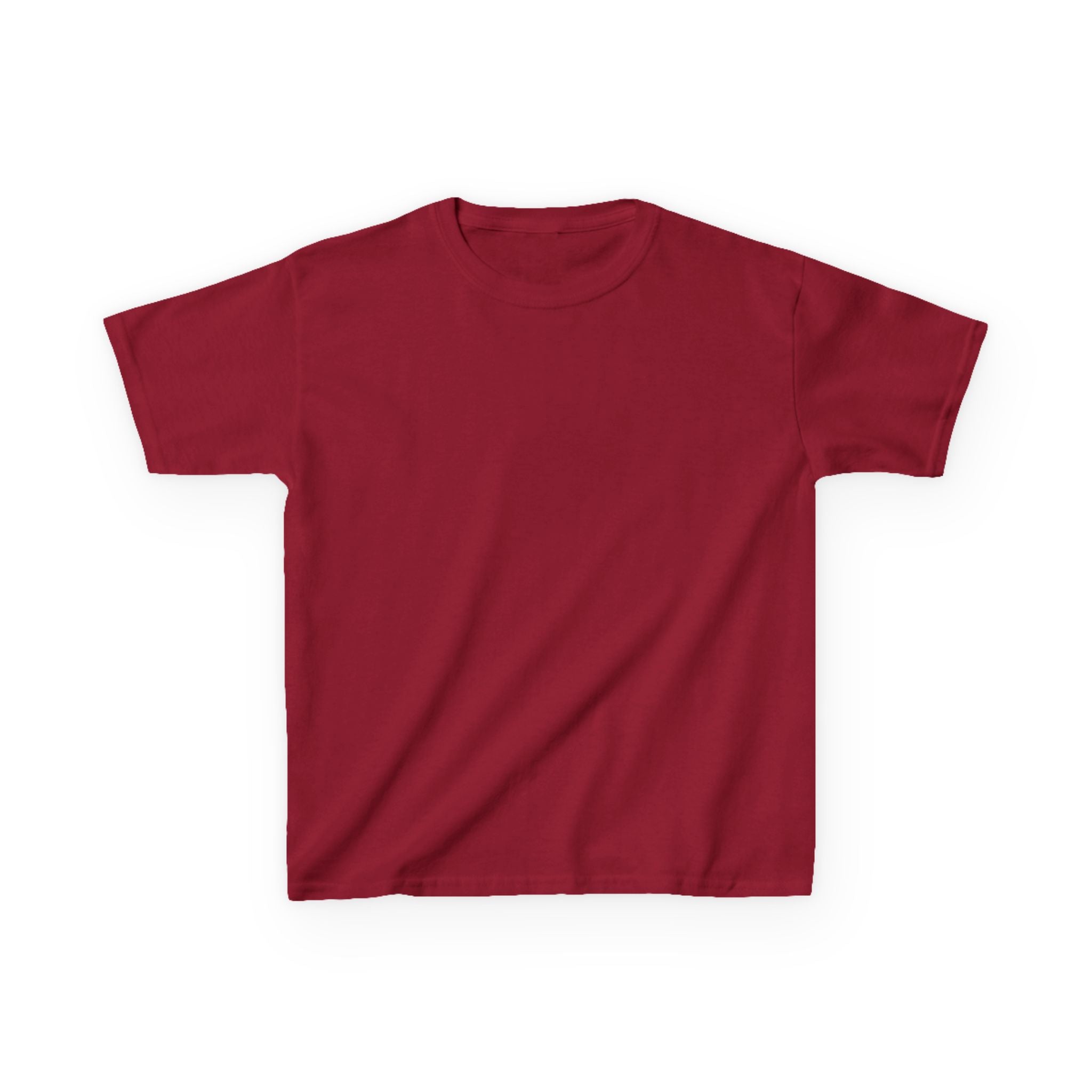 Kids T-Shirt — Plain White Heavy Cotton Tee for Boys & Girls