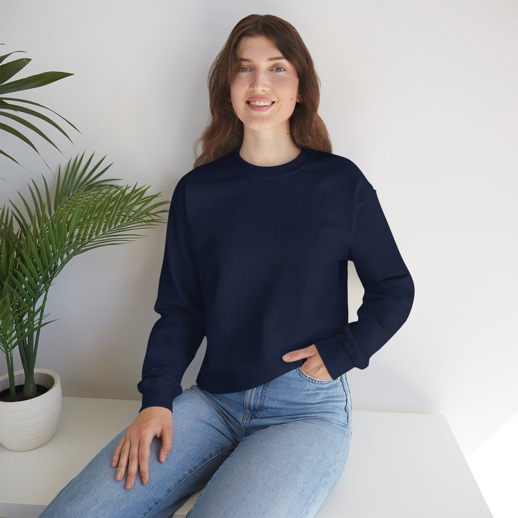 Classic White Crewneck Sweatshirt