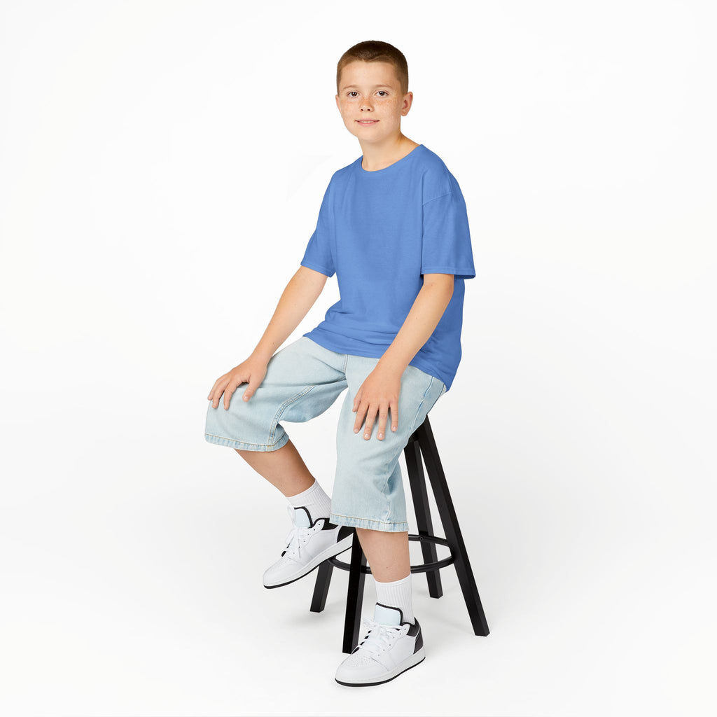 Kids T-Shirt — Plain White Heavy Cotton Tee for Boys & Girls