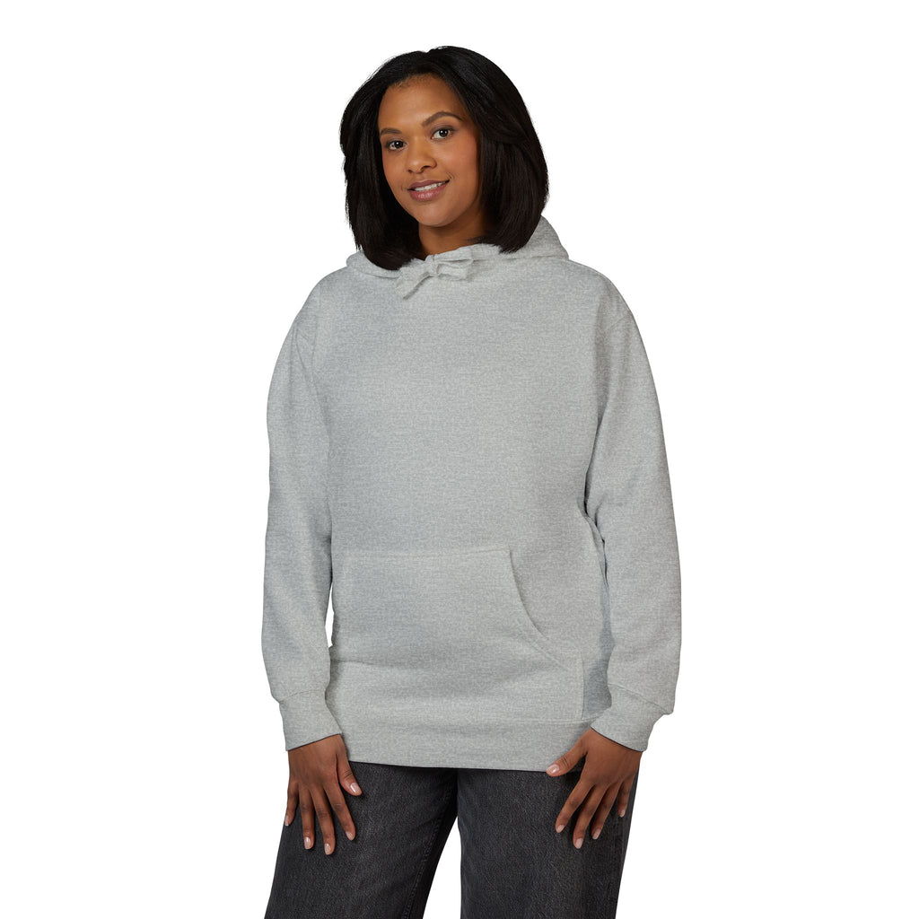 White Fleece Hoodie – Minimal Classic Pullover Hooded Sweatshirt