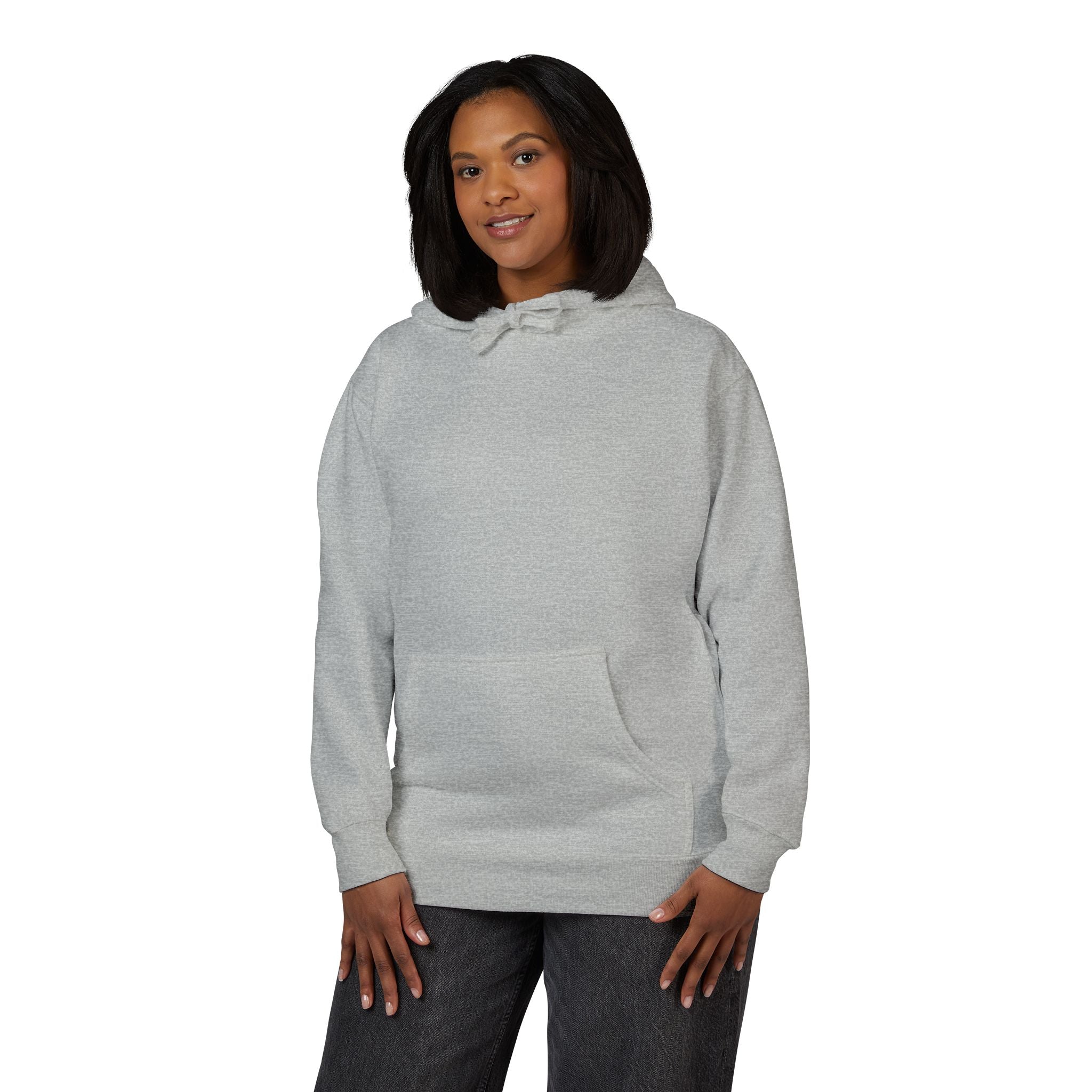 White Fleece Hoodie – Minimal Classic Pullover Hooded Sweatshirt