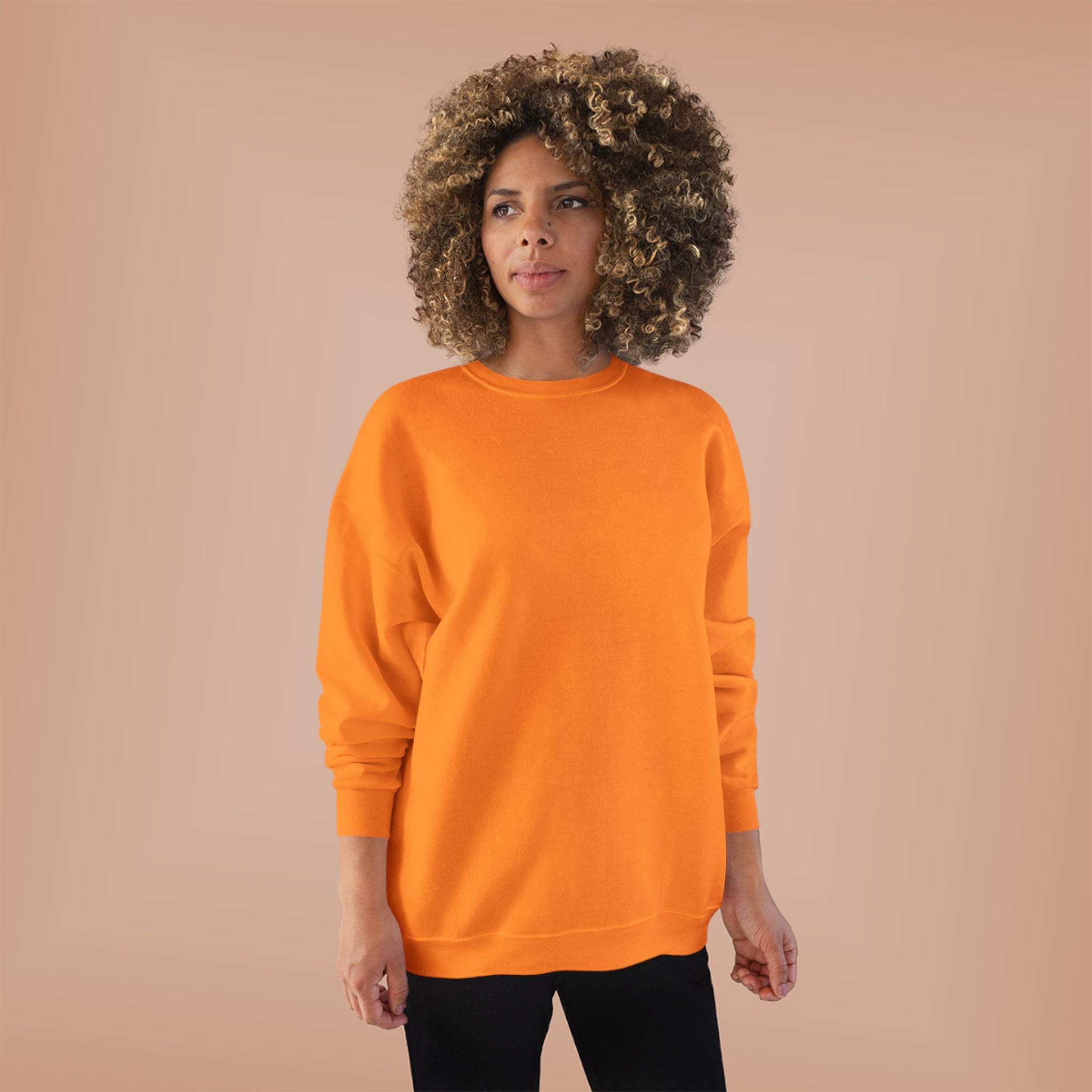 Classic White Crewneck Sweatshirt