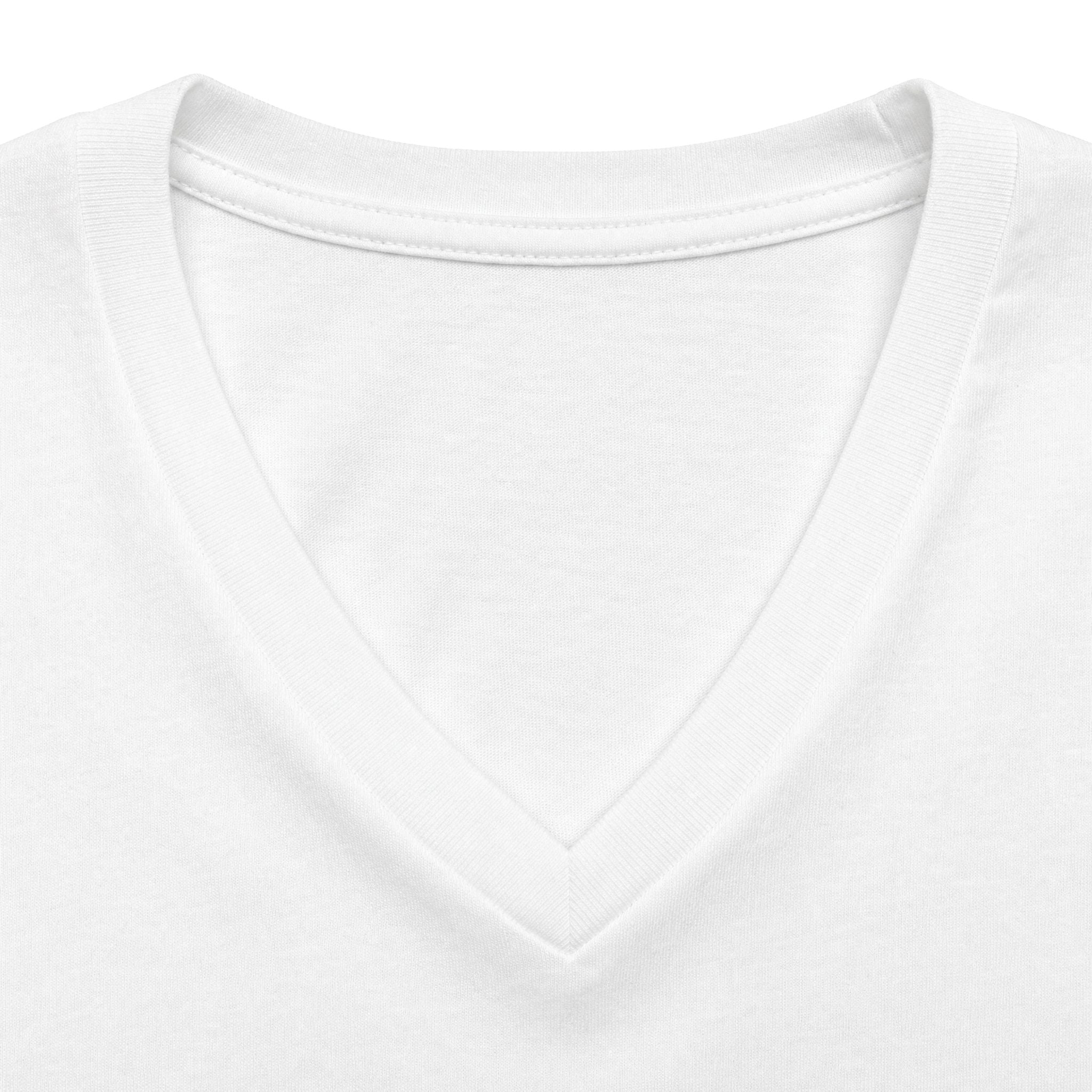 V-Neck Jersey Tee — Classic White Short Sleeve T-Shirt