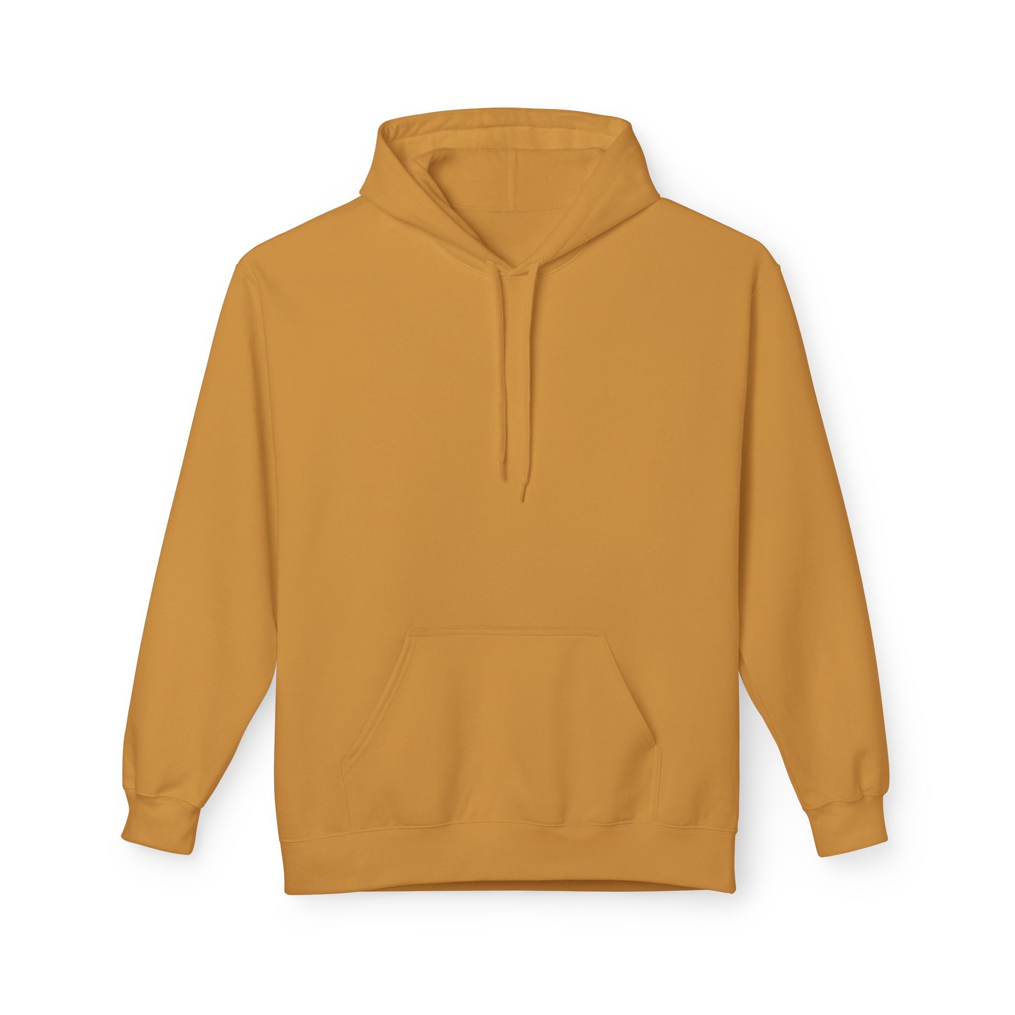Classic White Fleece Hoodie – Soft Midweight Pullover