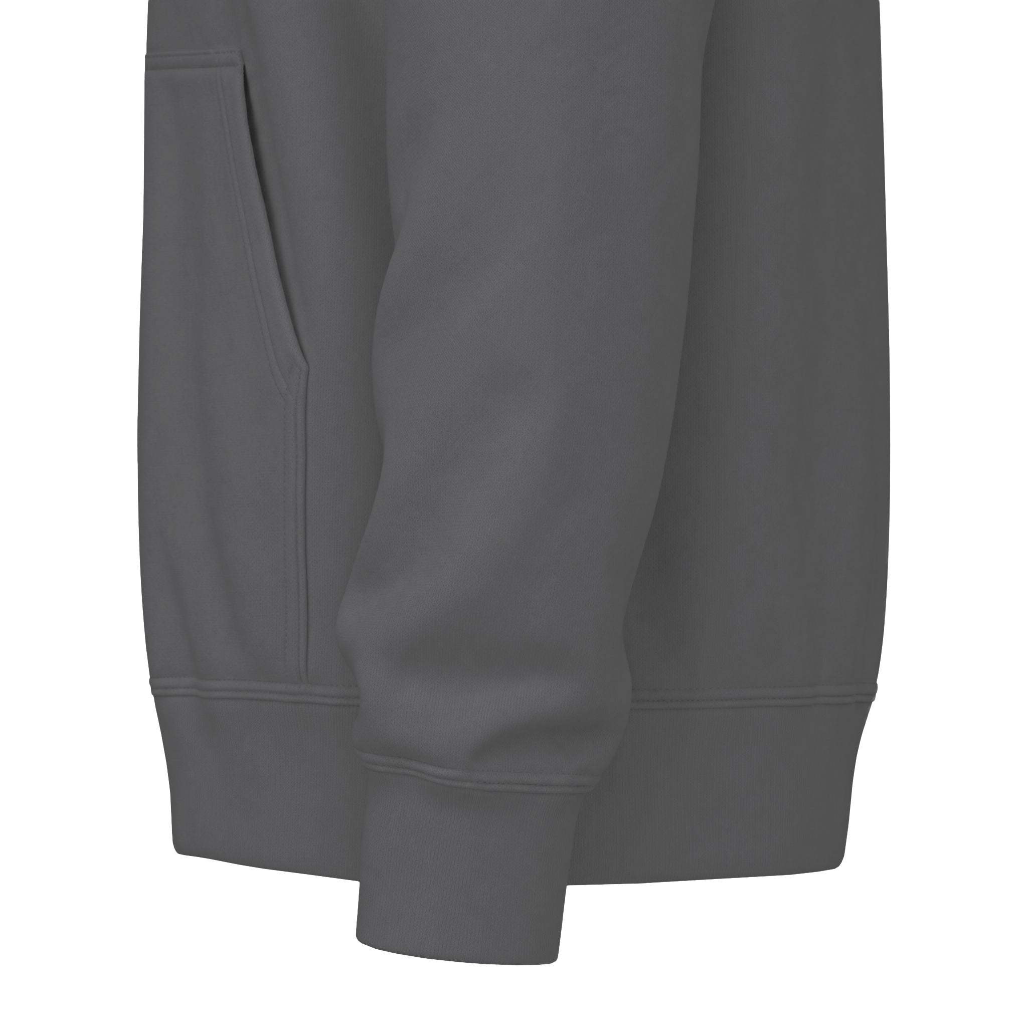 Classic White Fleece Hoodie – Soft Midweight Pullover