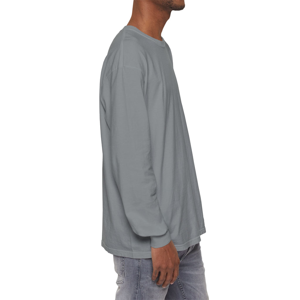 Long Sleeve T-Shirt — Classic White Garment-Dyed Tee