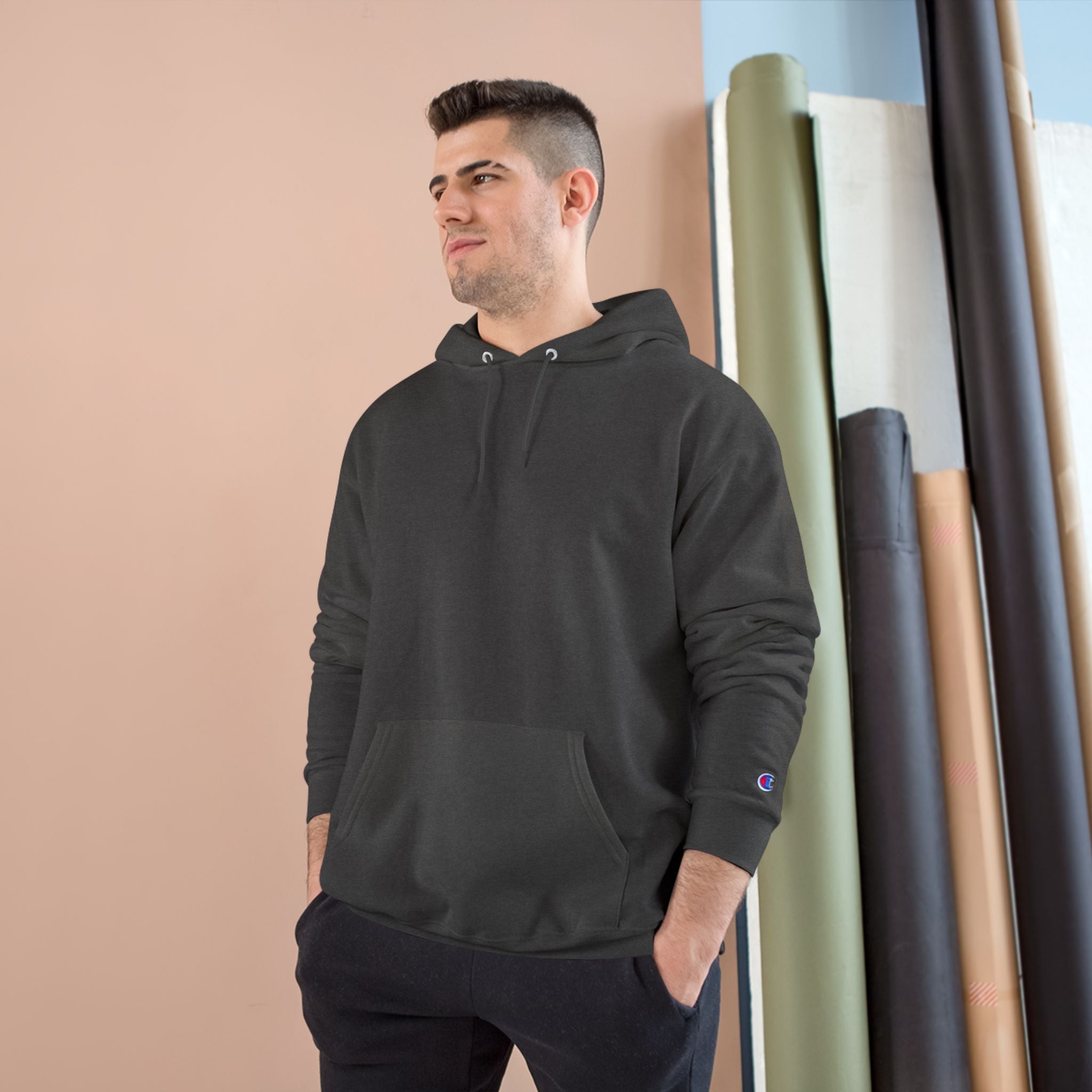 Classic White Champion Hoodie — Comfortable Everyday Pullover