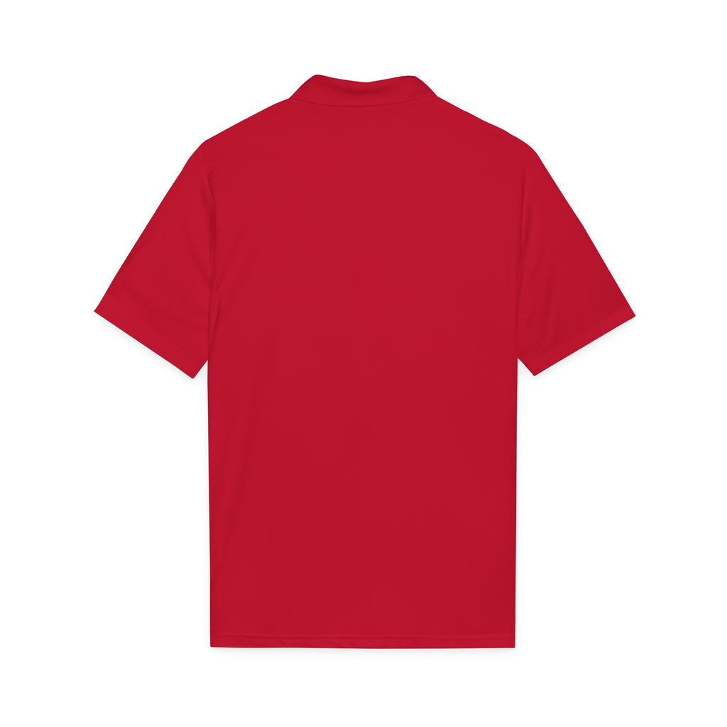 Men's White Performance Polo Shirt - Moisture-Wicking Sport-Tek Style