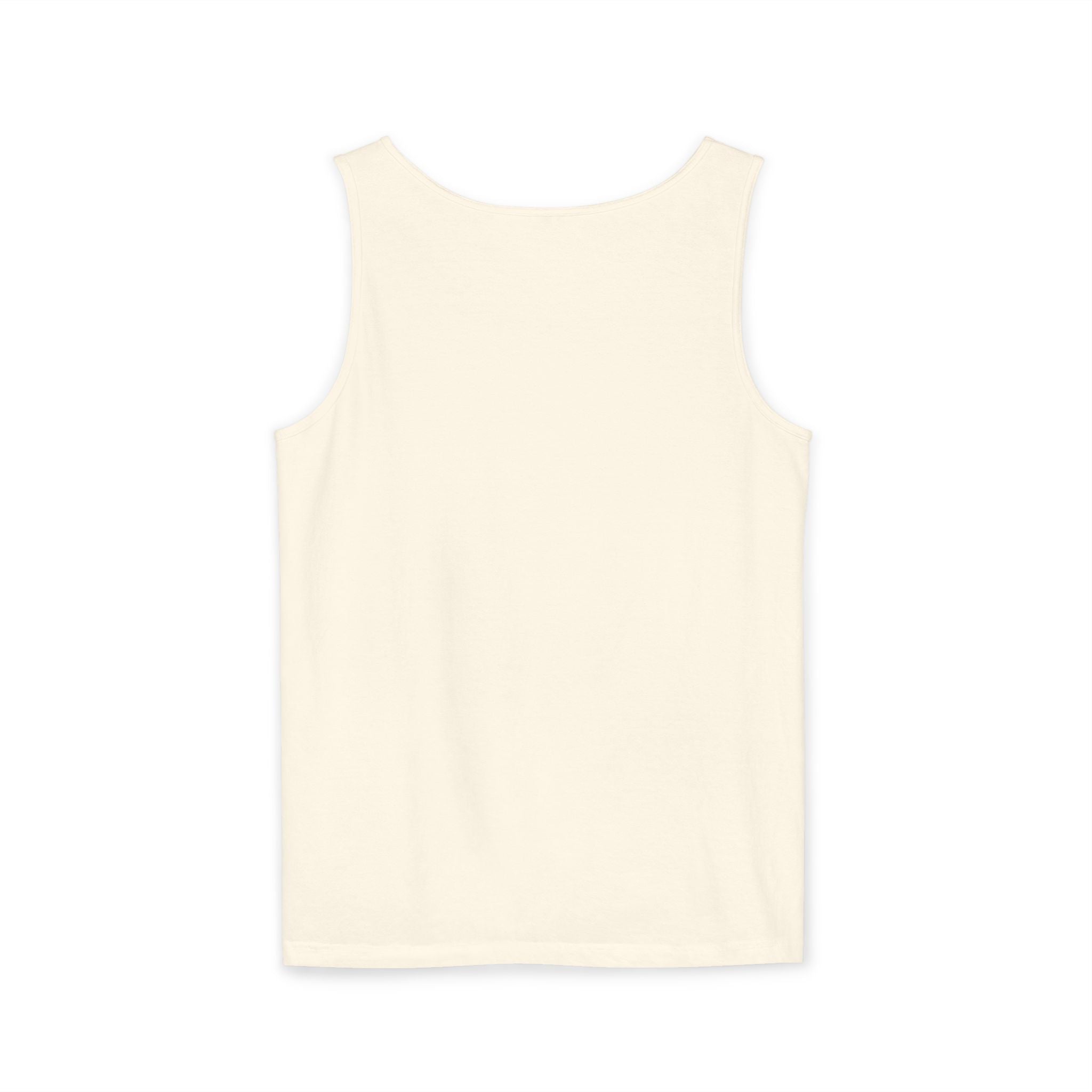 Classic White Tank Top — Everyday Garment-Dyed Casual Tank