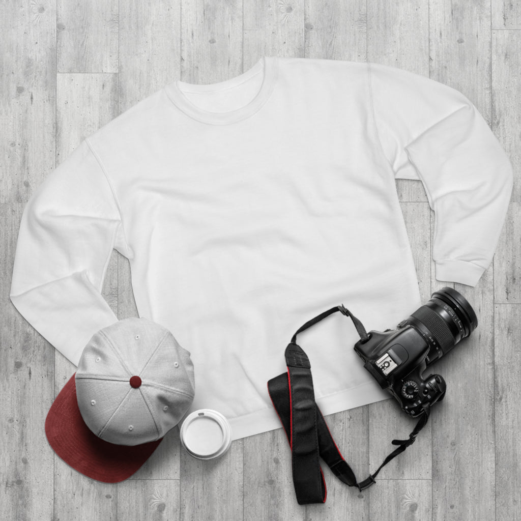 Classic White Crewneck Sweatshirt — Minimal Everyday Pullover