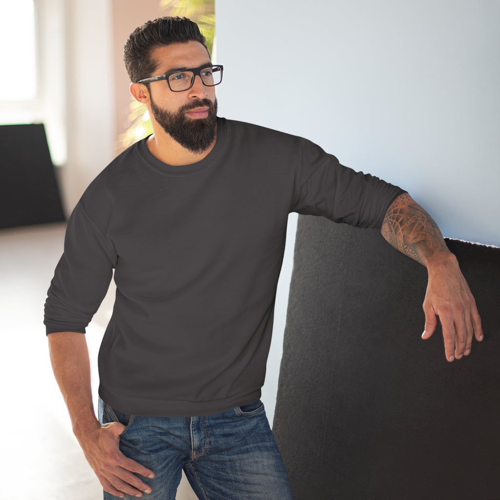 Classic White Crewneck Sweatshirt — Minimal Everyday Pullover