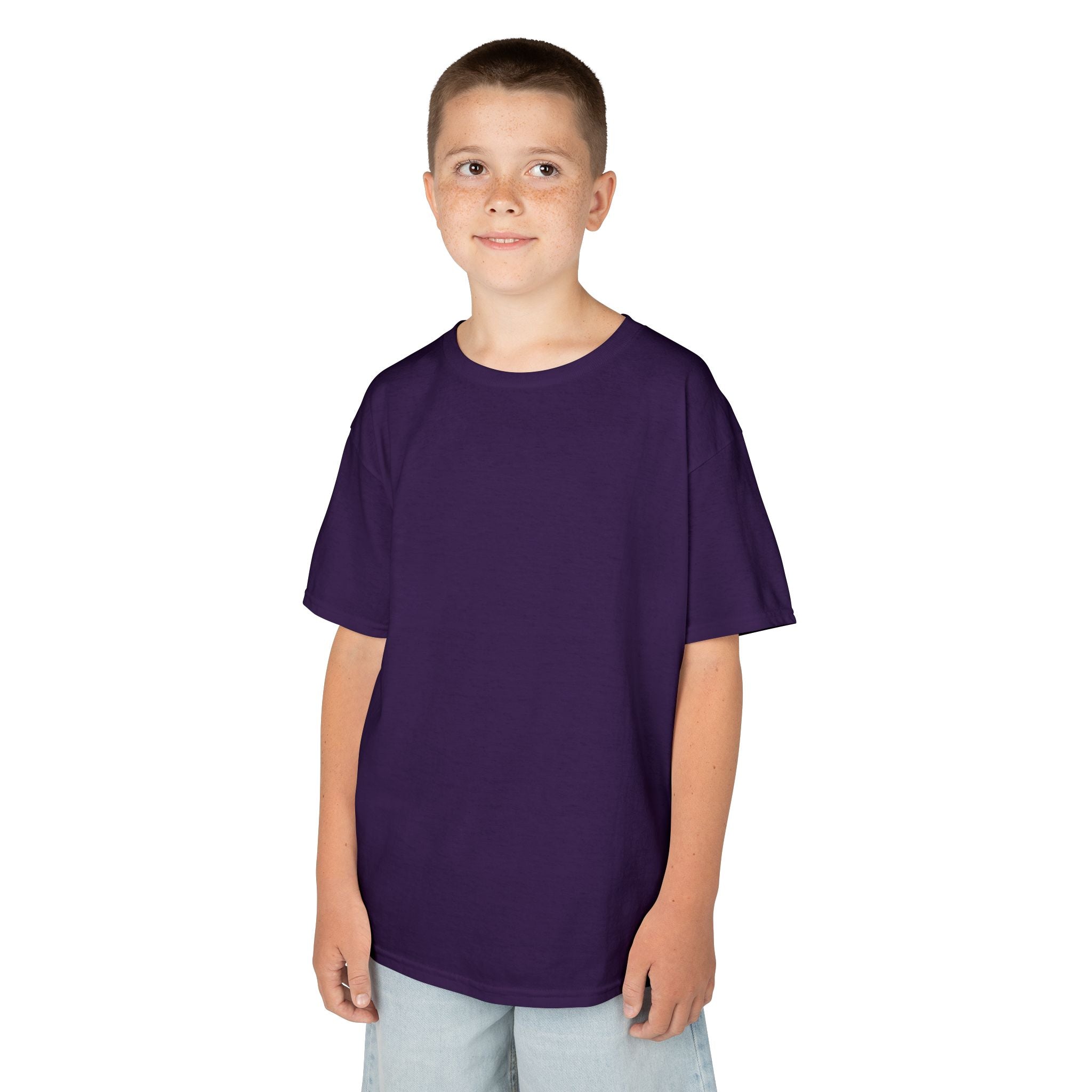 Kids T-Shirt — Plain White Heavy Cotton Tee for Boys & Girls