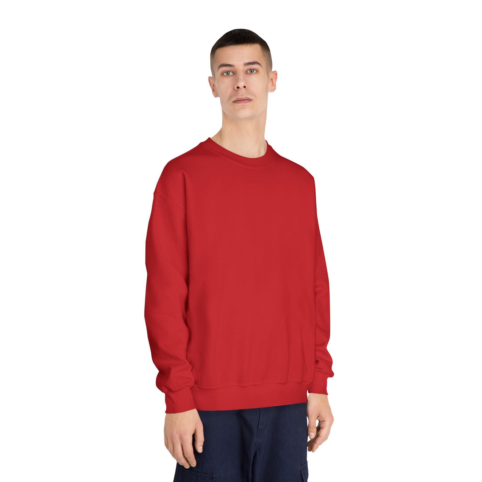 Classic White Crewneck Sweatshirt