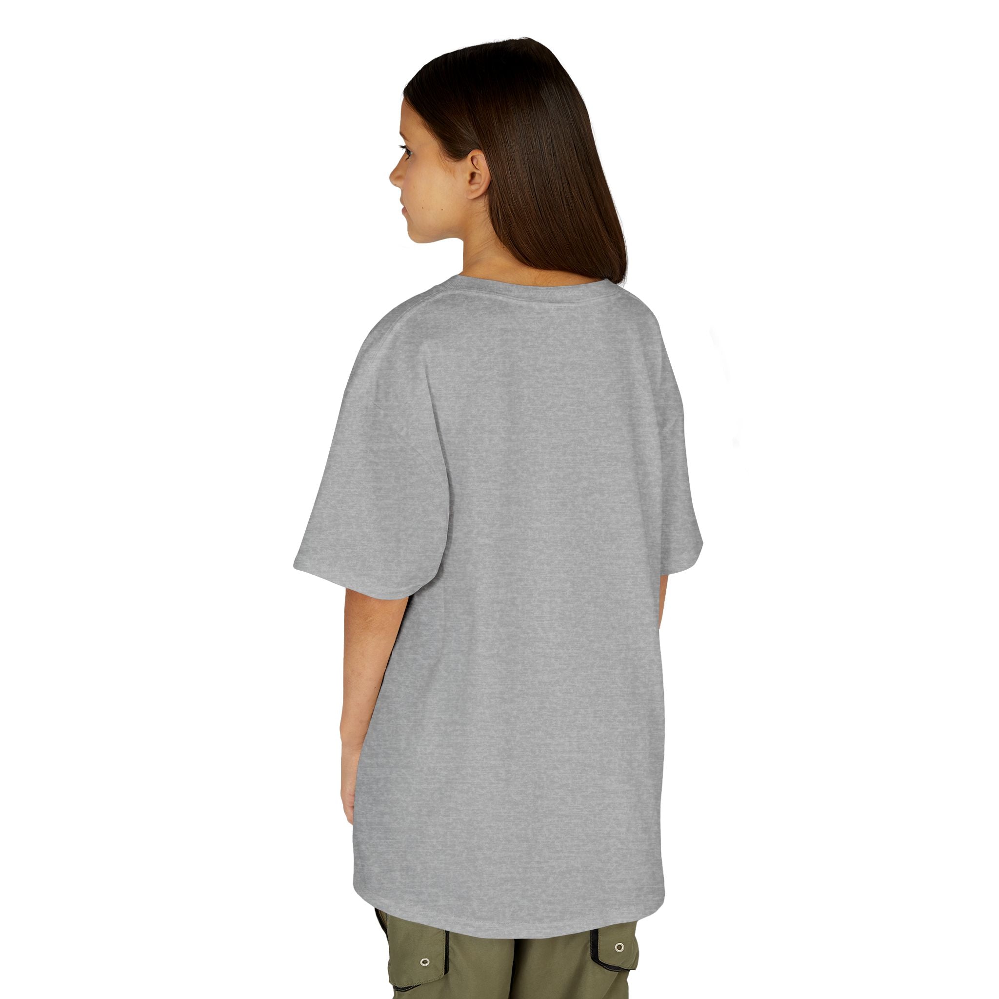 Kids T-Shirt — Plain White Heavy Cotton Tee for Boys & Girls