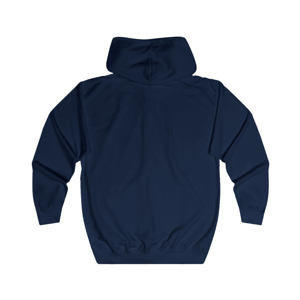 Full Zip Hoodie — Classic White Zip-Up Hoodie