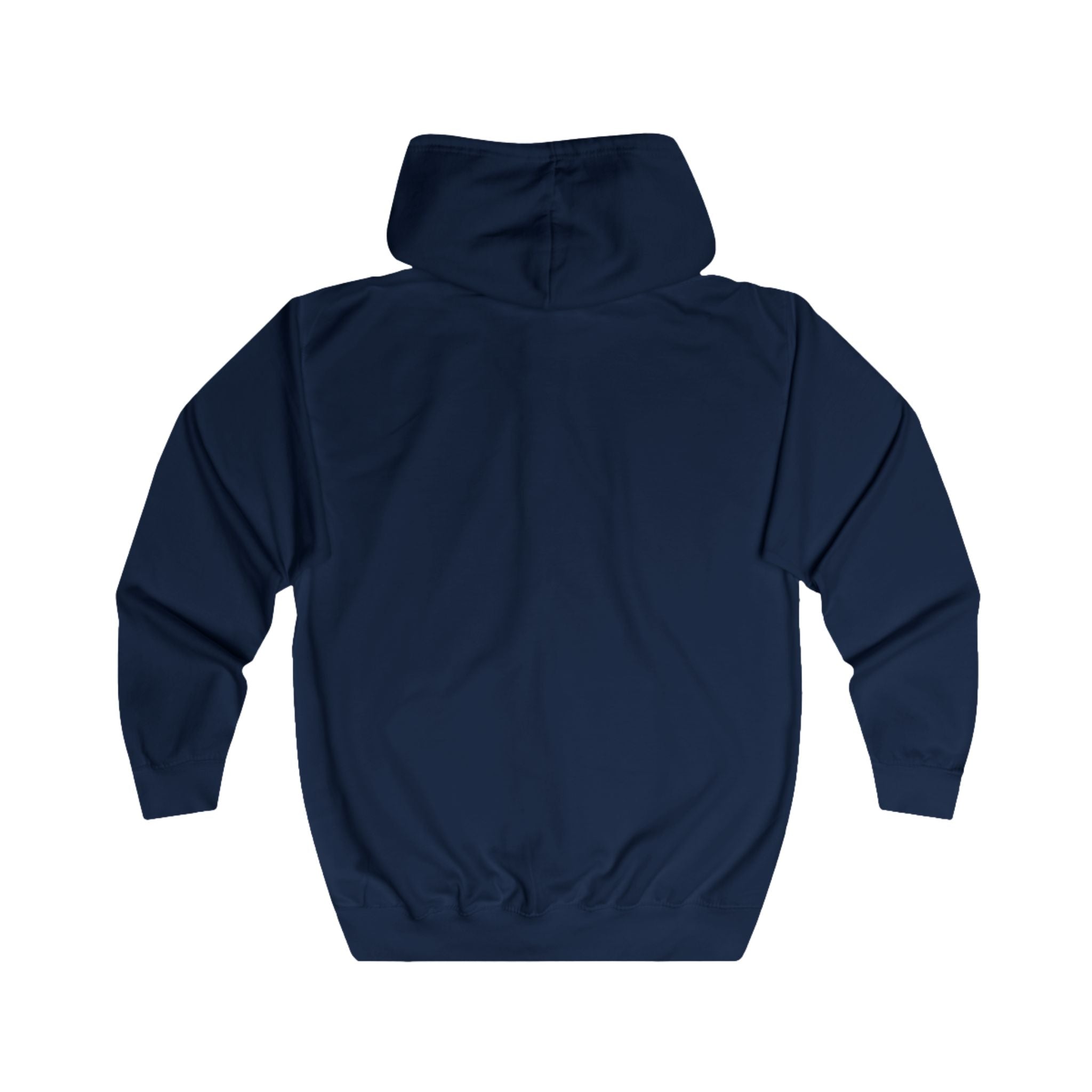 Full Zip Hoodie — Classic White Zip-Up Hoodie